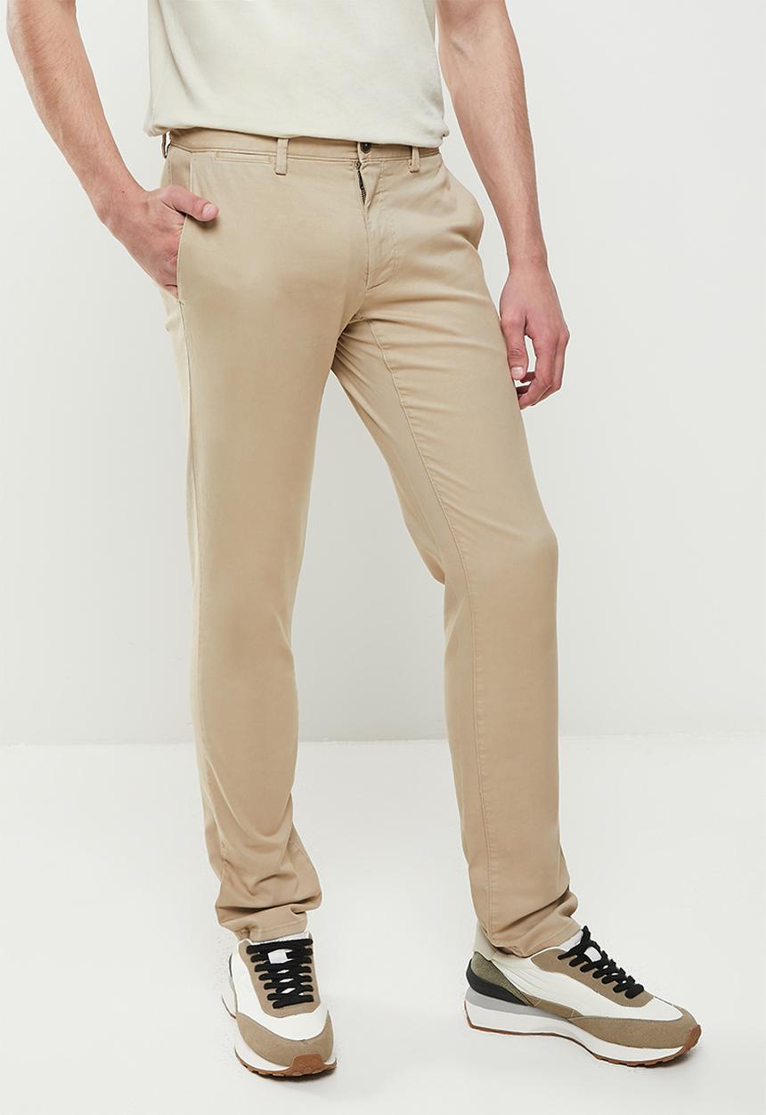 MANGO - Trousers barna - neutral