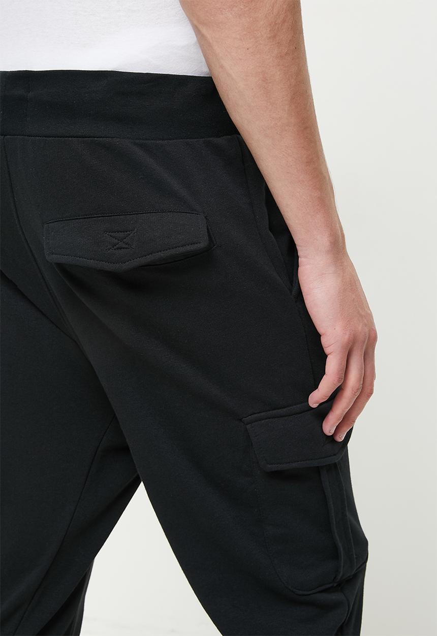 Brave Soul - Gauze jogger - black