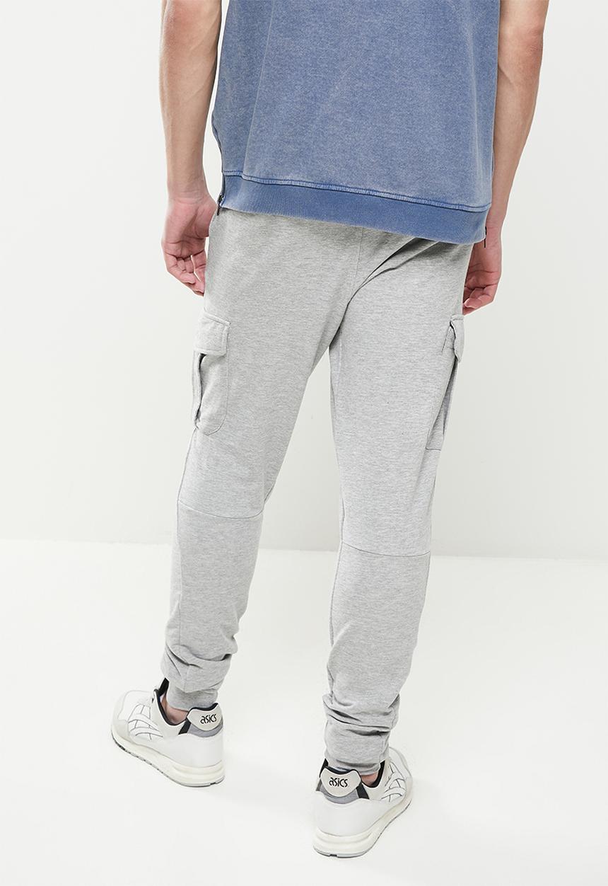 Brave Soul - Gauze jogger - grey melange
