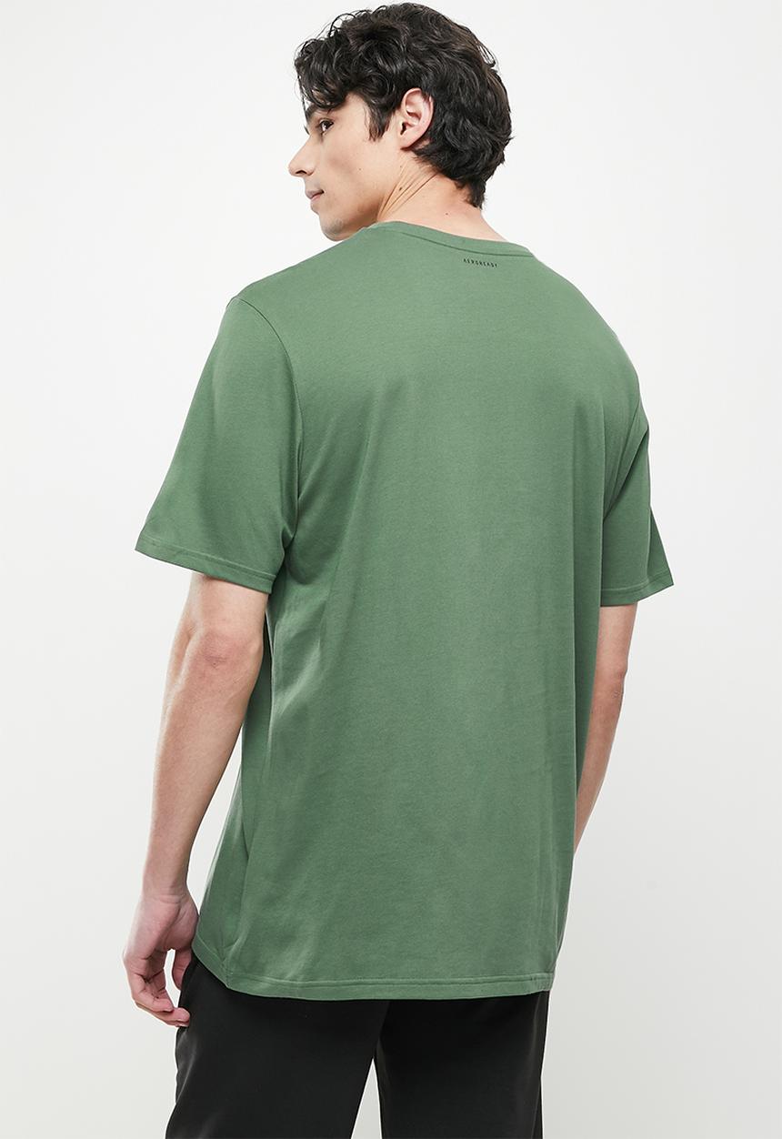 adidas Performance -  Strength Aeroready Graphic Men Training T-Shirt- green oxide