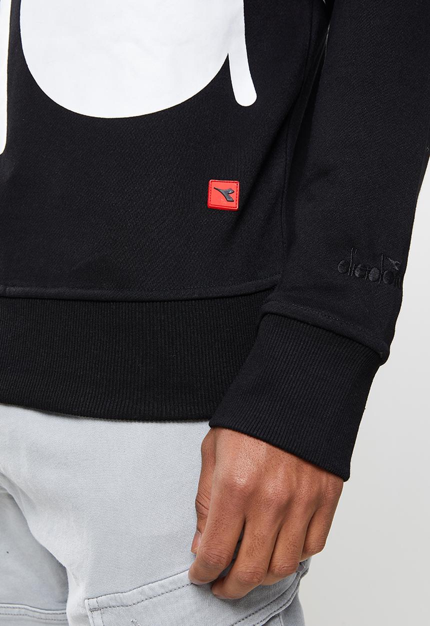 Diadora - Alba sweat - black & white