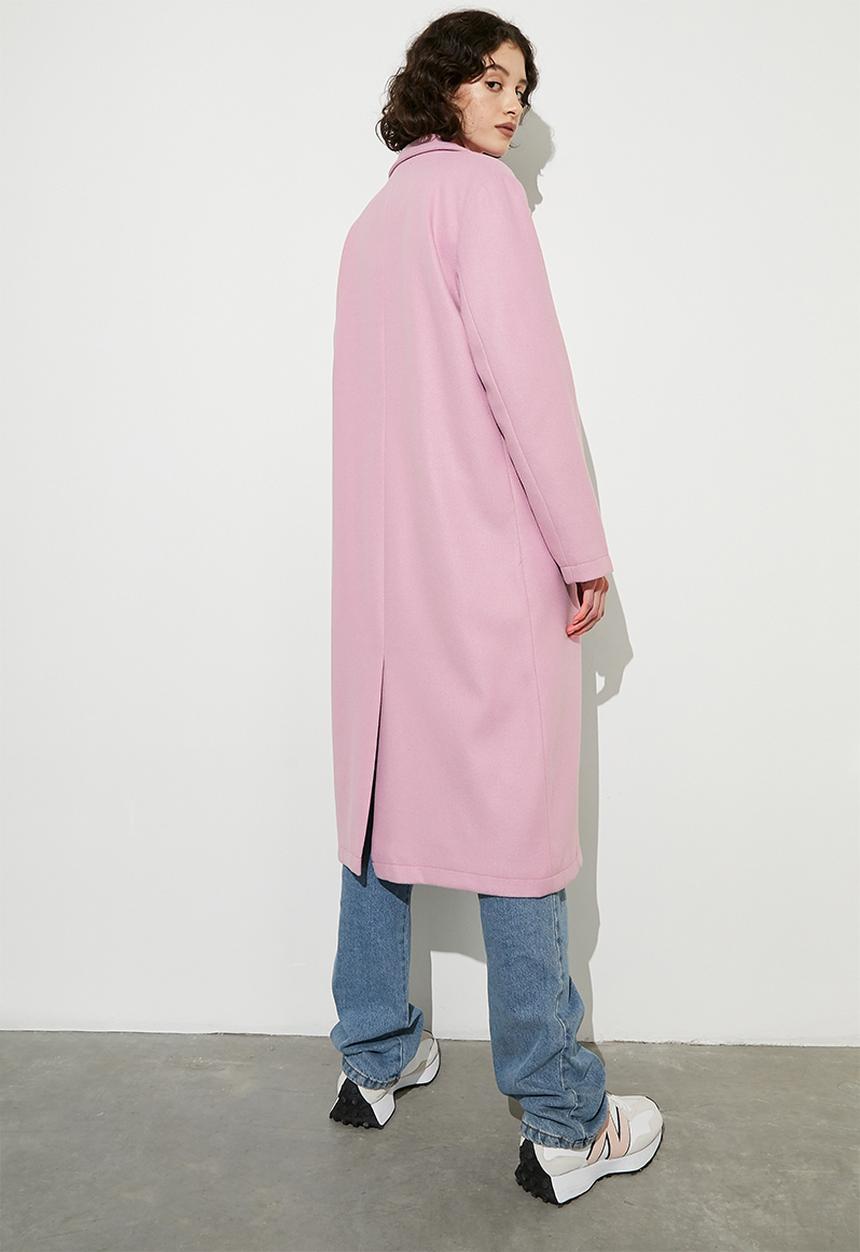 Superbalist - Maxi blazer coat - mauve