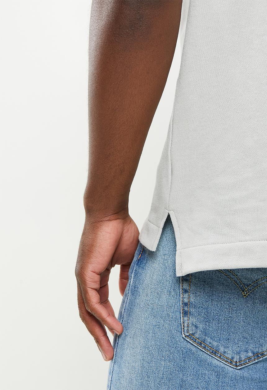 urban° - Urban oversized printed tee - grey