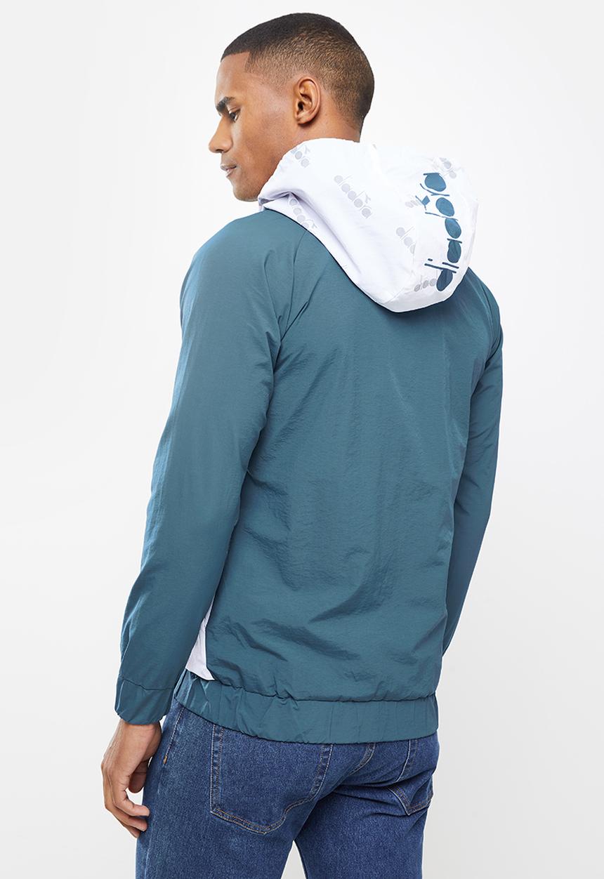 Diadora - Malta jacket - white & teal