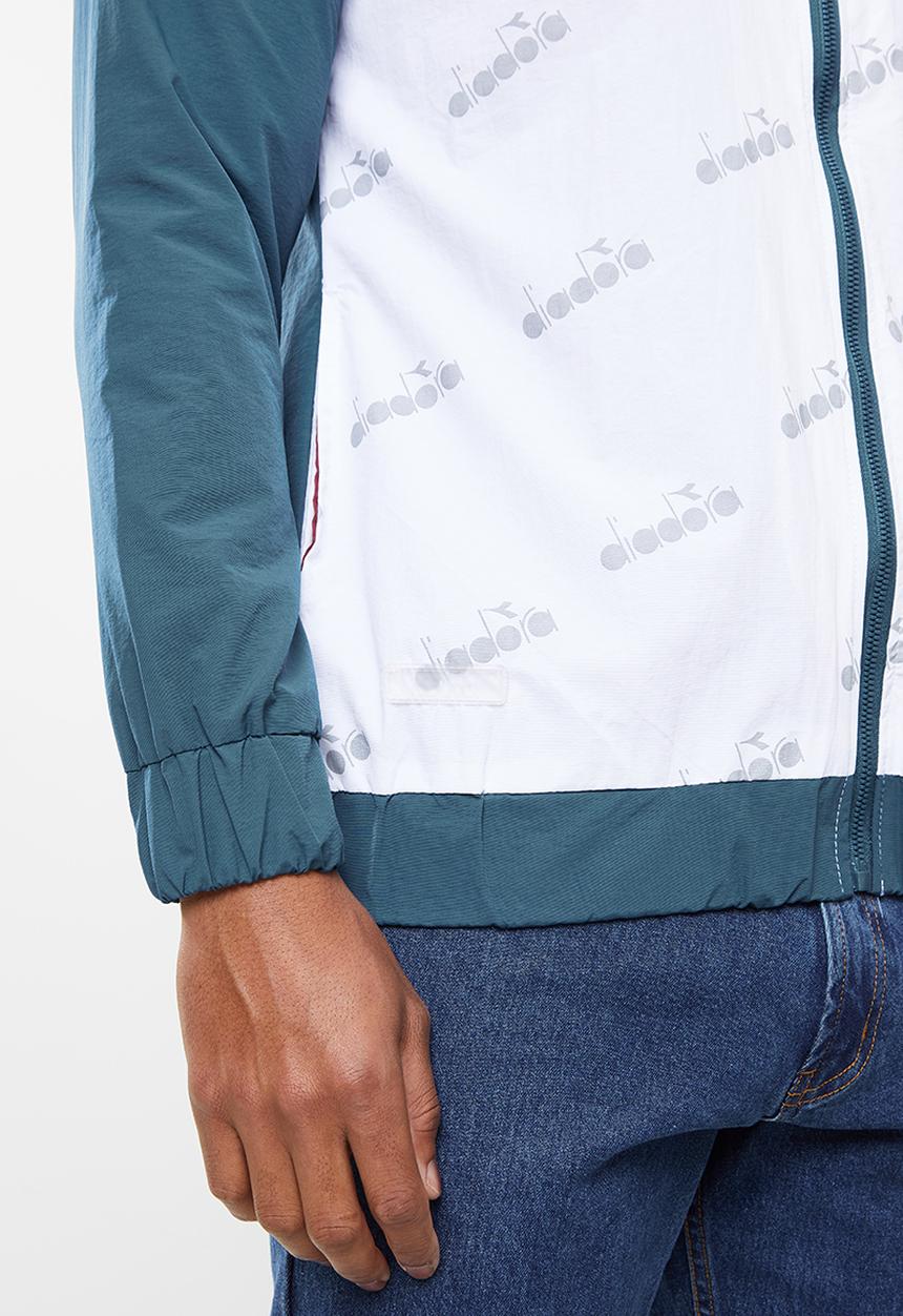 Diadora - Malta jacket - white & teal