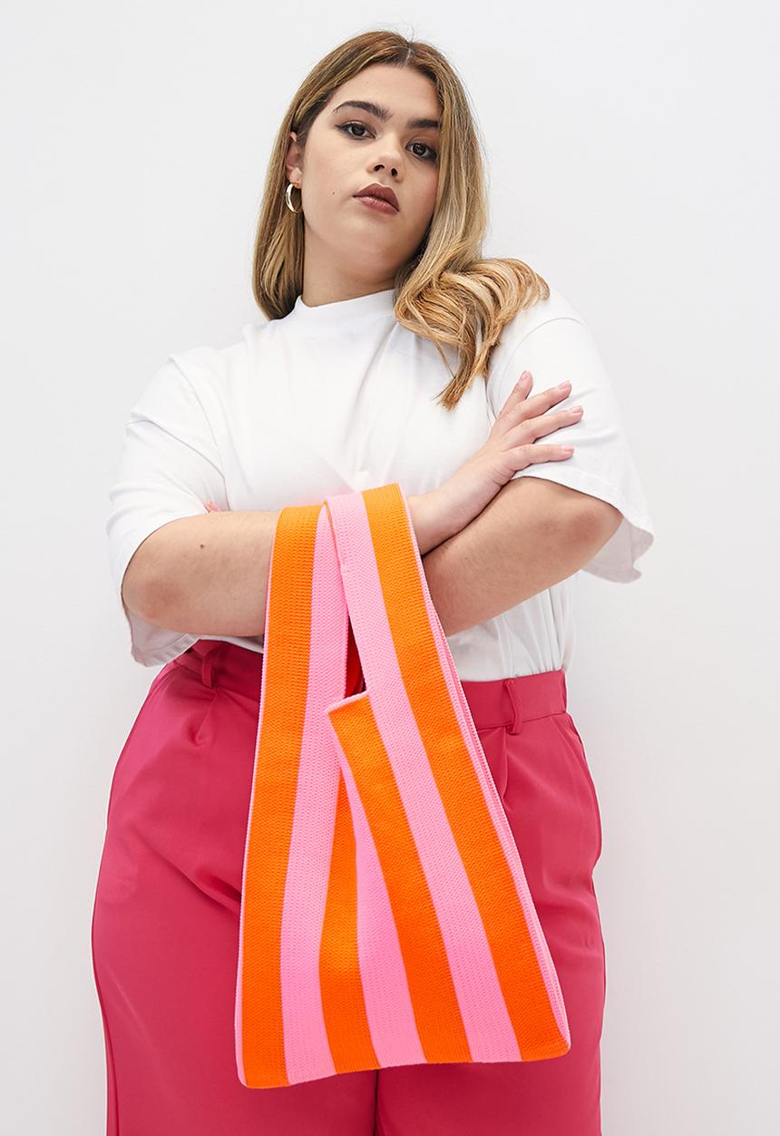 Superbalist - Marley shopper bag - orange & pink