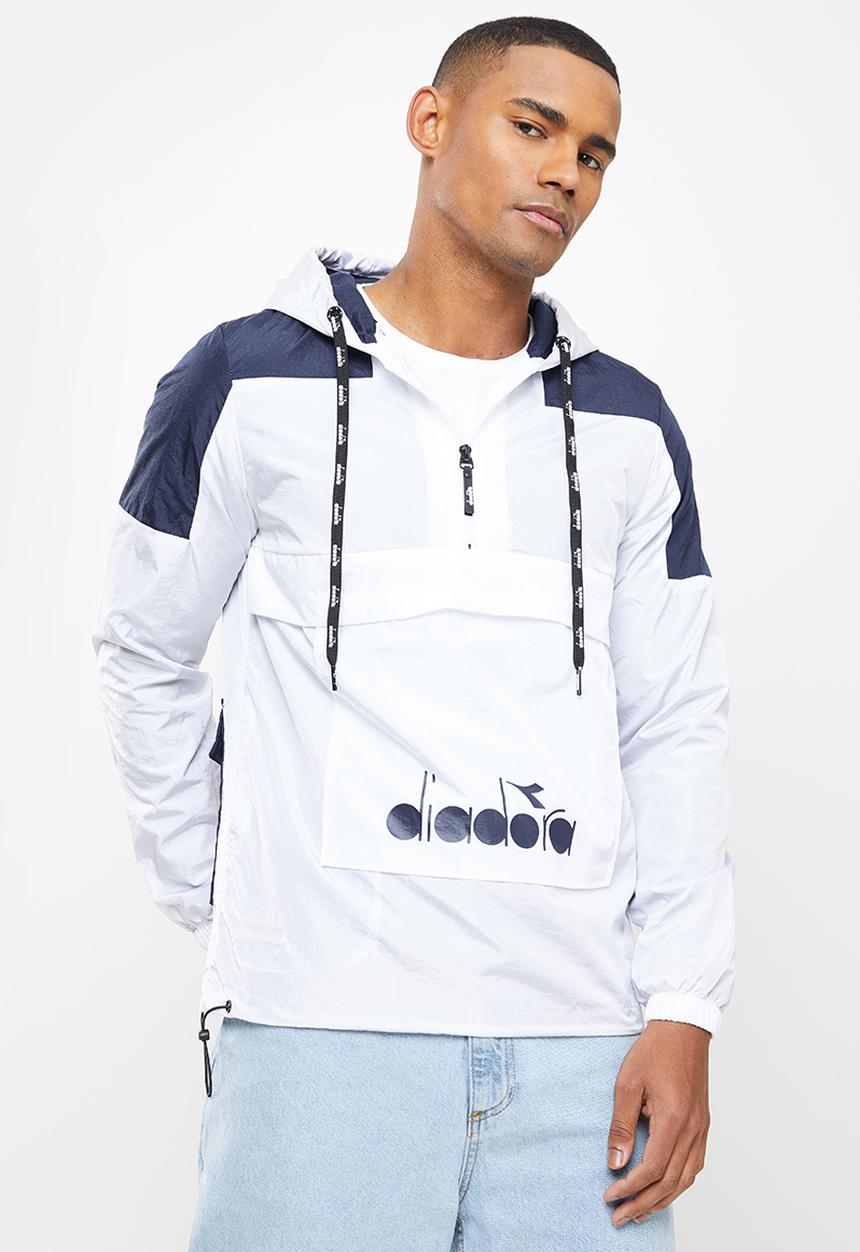 Diadora - Bologna anorak - navy & white
