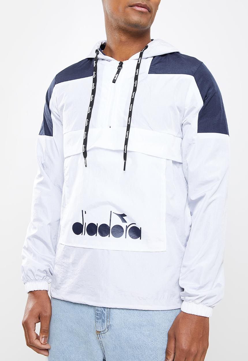 Diadora - Bologna anorak - navy & white