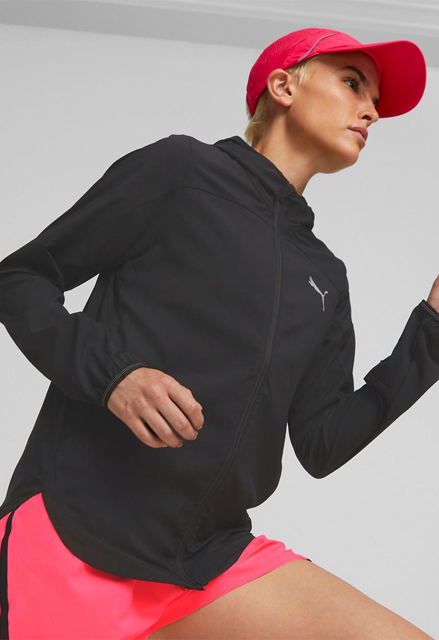PUMA - Run woven hooded jacket w - puma black