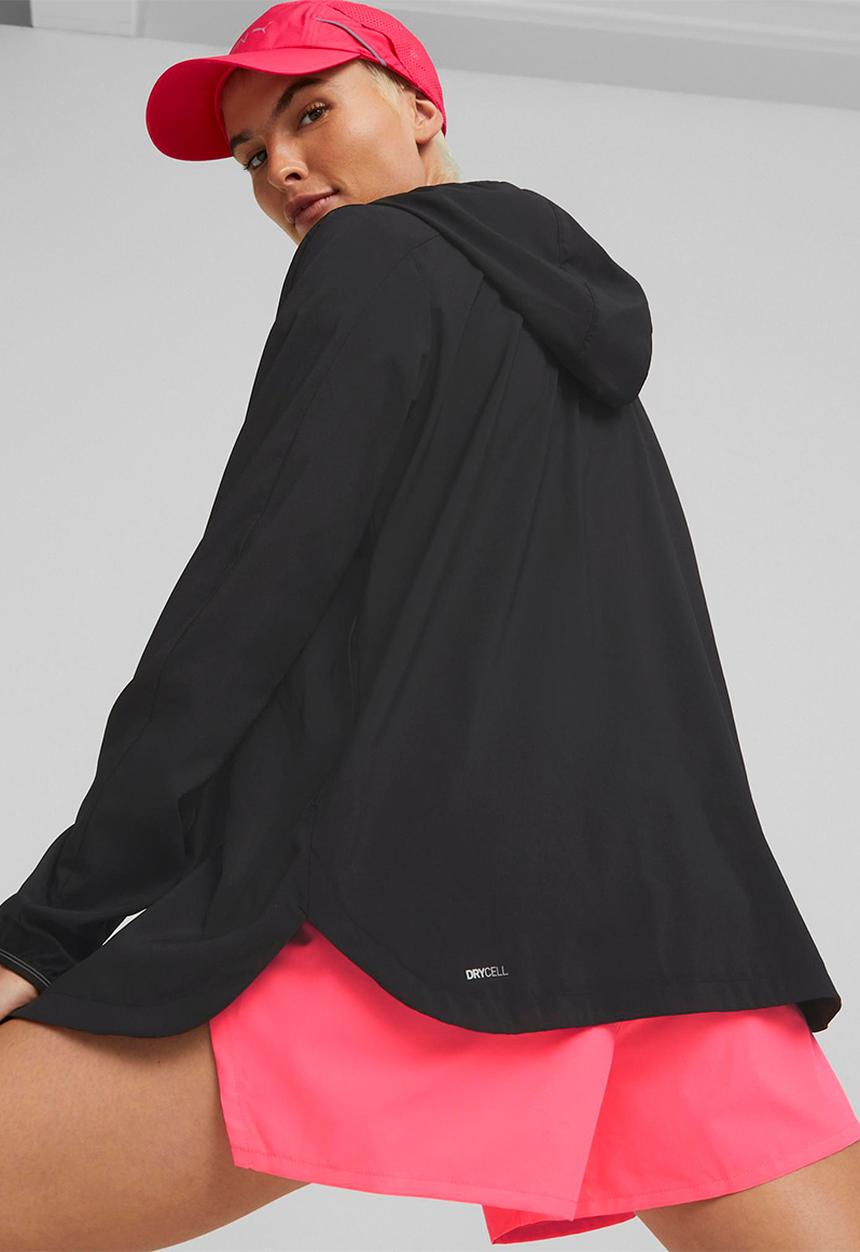 PUMA - Run woven hooded jacket w - puma black