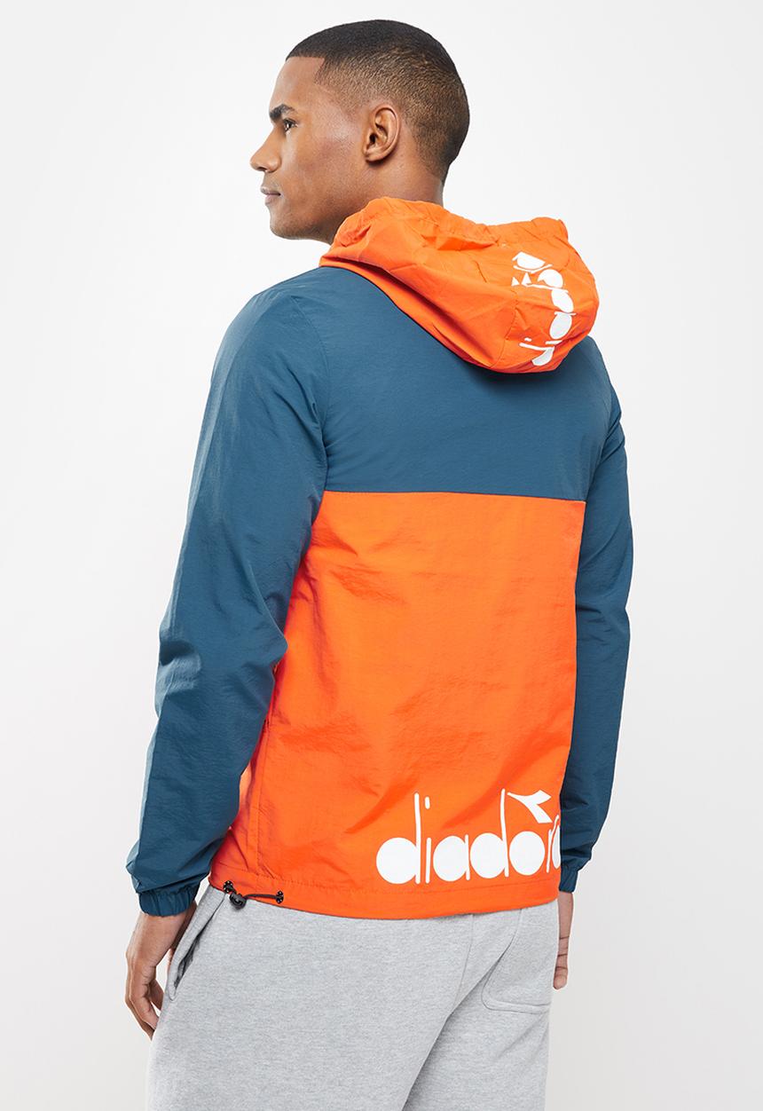 Diadora - Alfredo anorak - orange & teal
