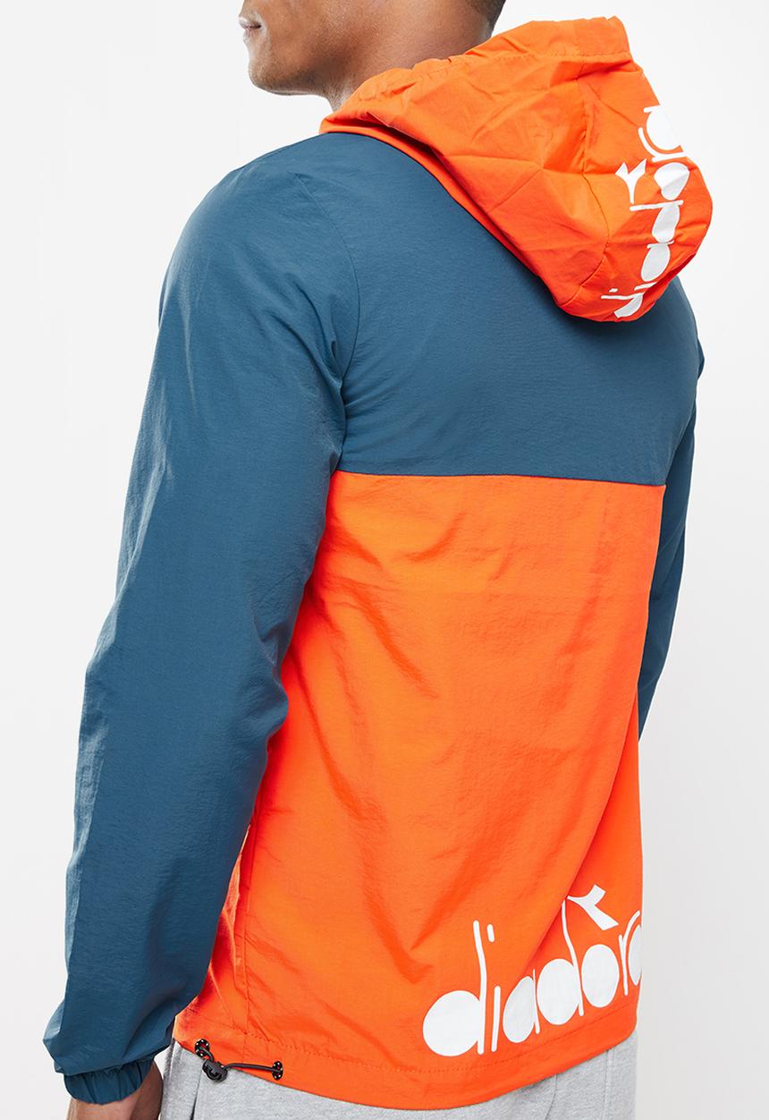 Diadora - Alfredo anorak - orange & teal