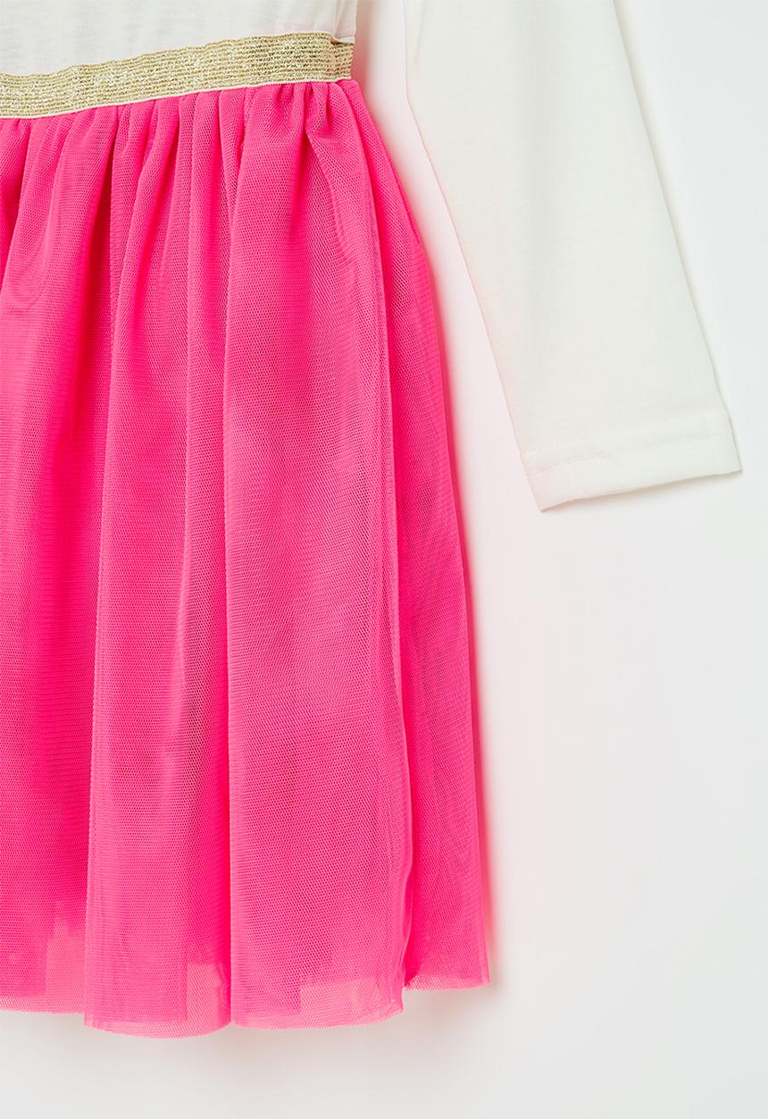 Pop Candy - Printed combo dress - pink