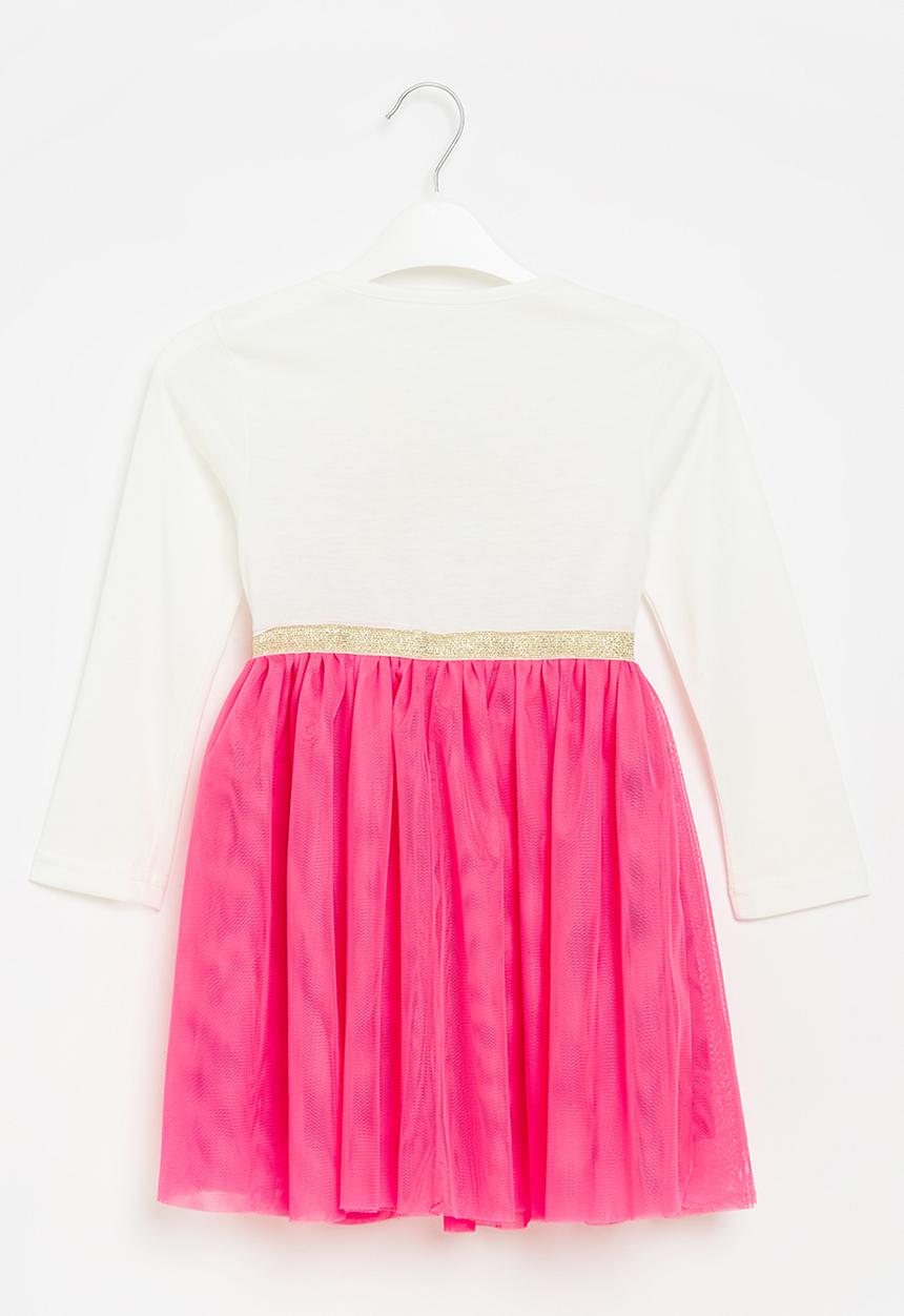 Pop Candy - Printed combo dress - pink
