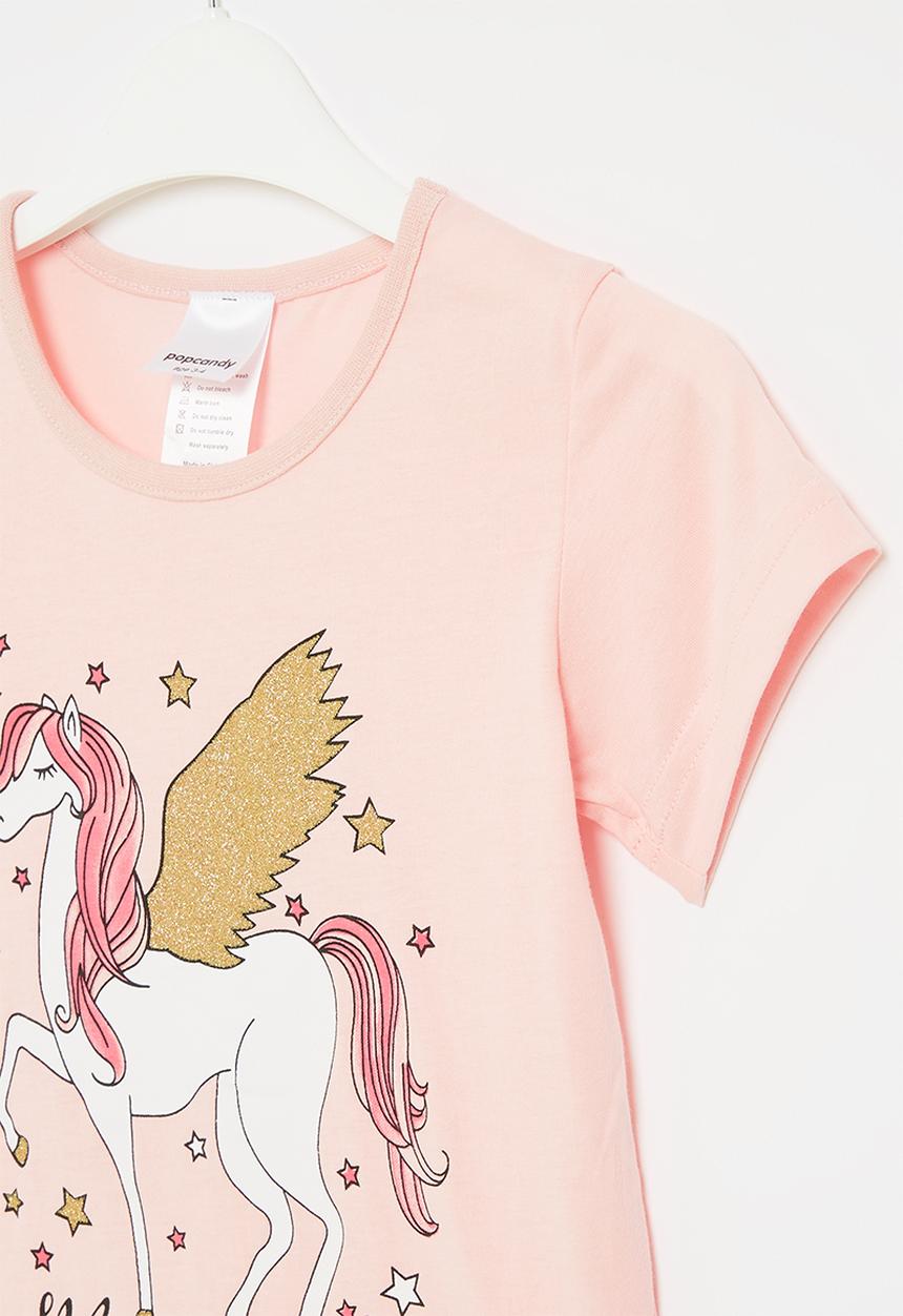Pop Candy - Printed tee - light pink