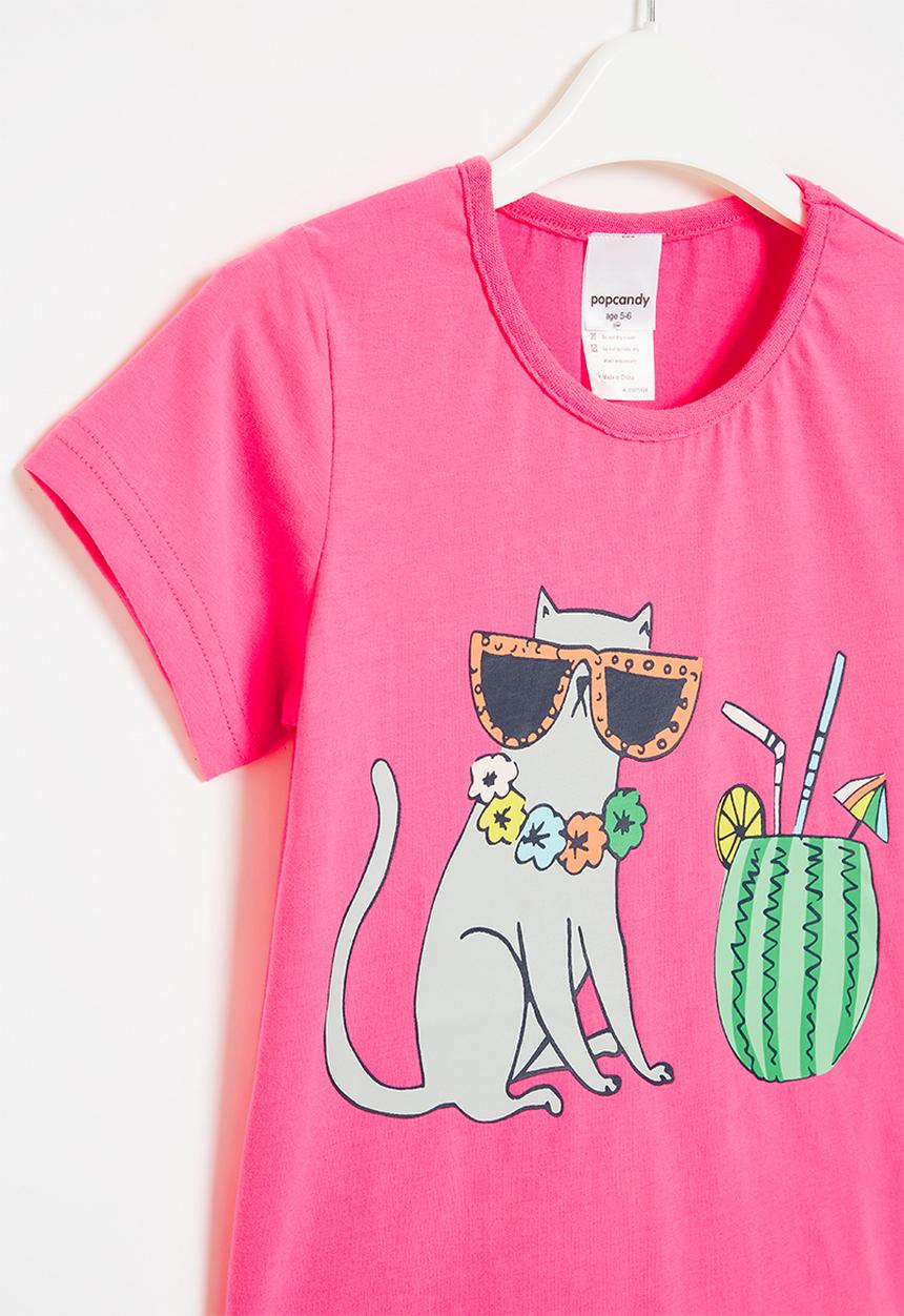 Pop Candy - Printed tee - pink