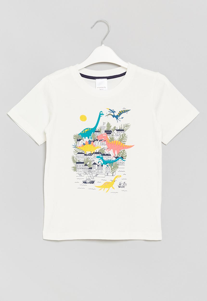 Pop Candy - Boys printed tee - white