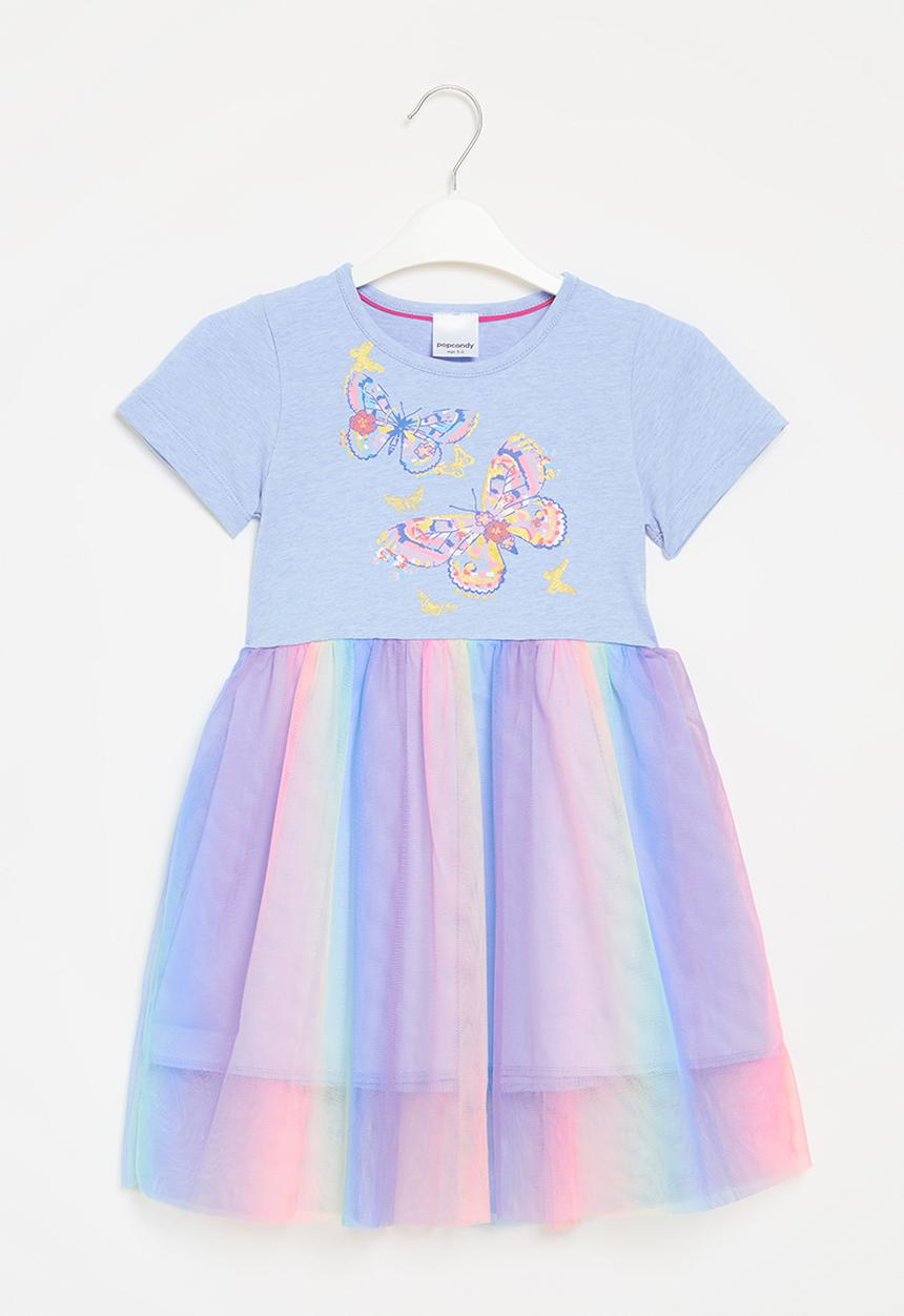 Pop Candy - Butterfly dress - blue