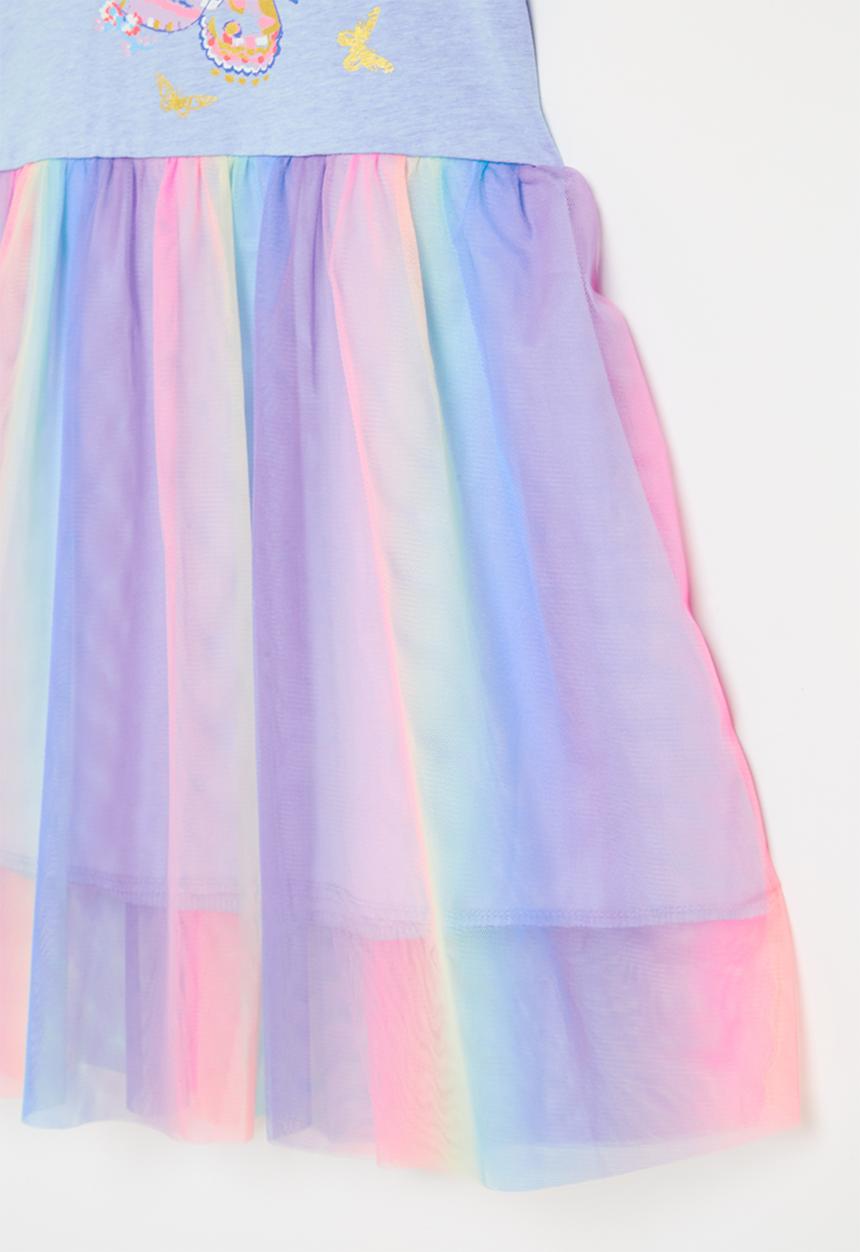 Pop Candy - Butterfly dress - blue