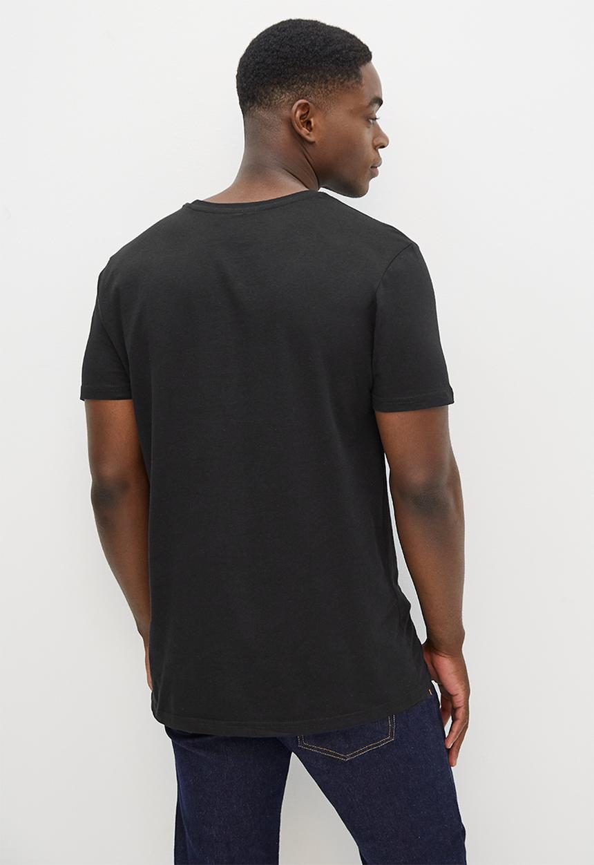 Lark & Crosse - L&c graphic crew neck tee - black