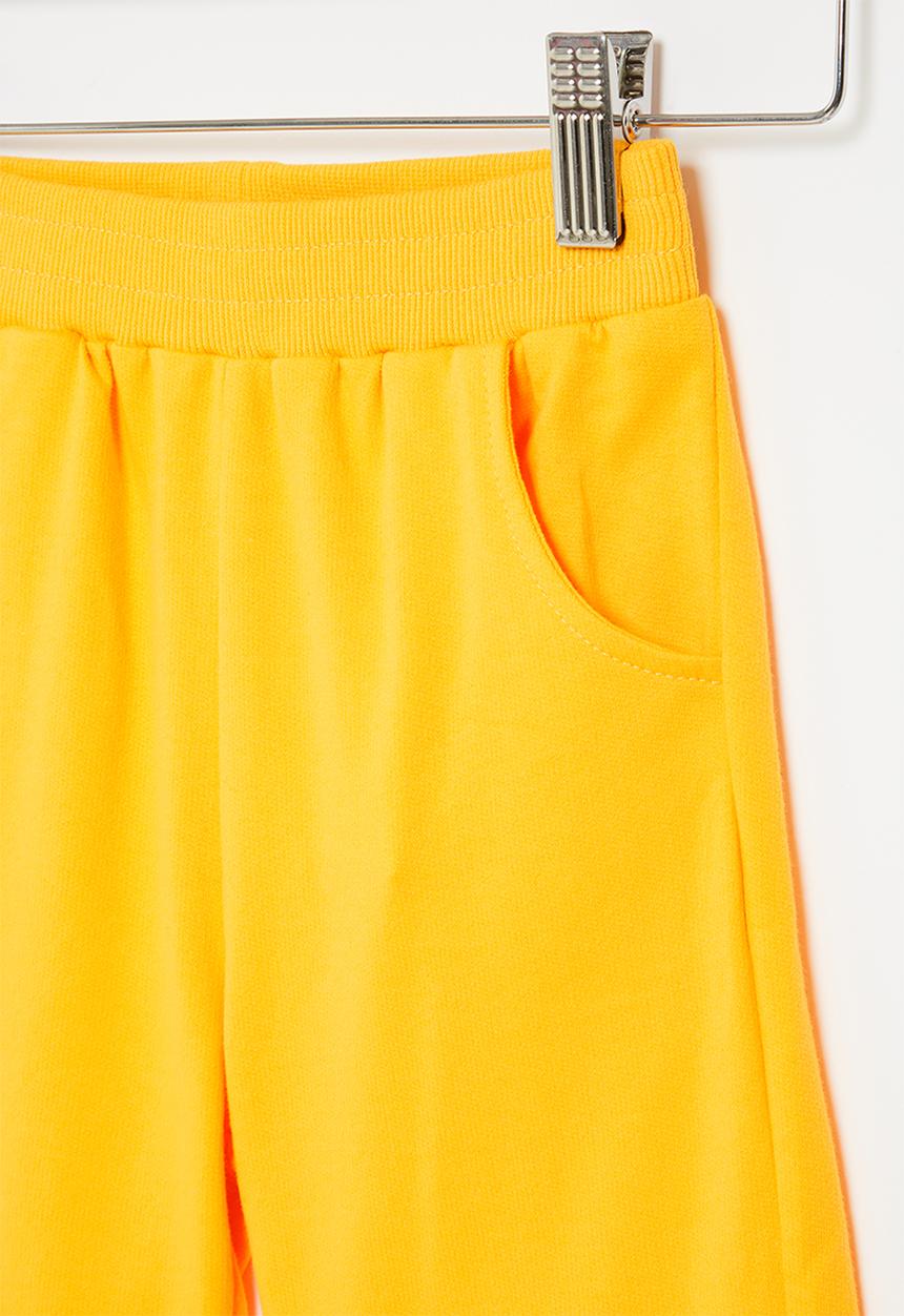 Pop Candy - Boys sweat shorts - yellow