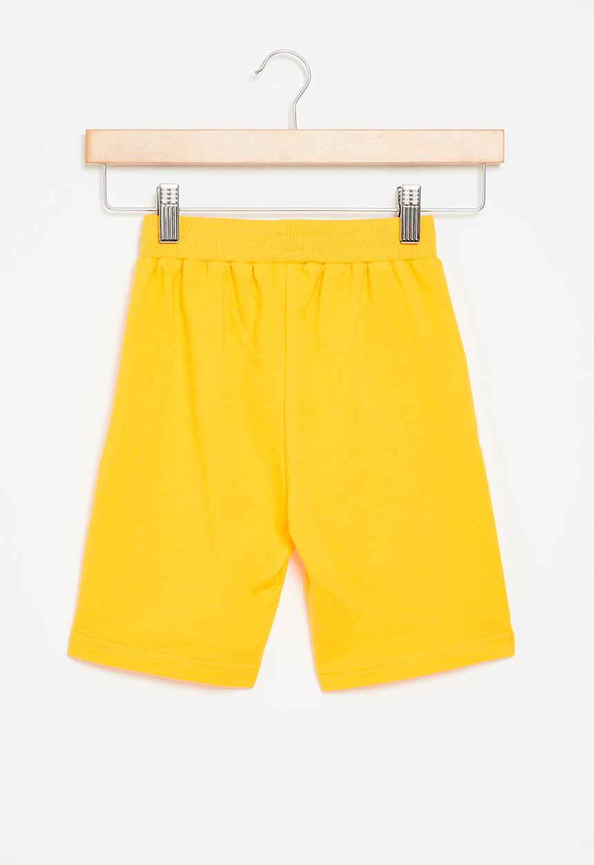 Pop Candy - Boys sweat shorts - yellow