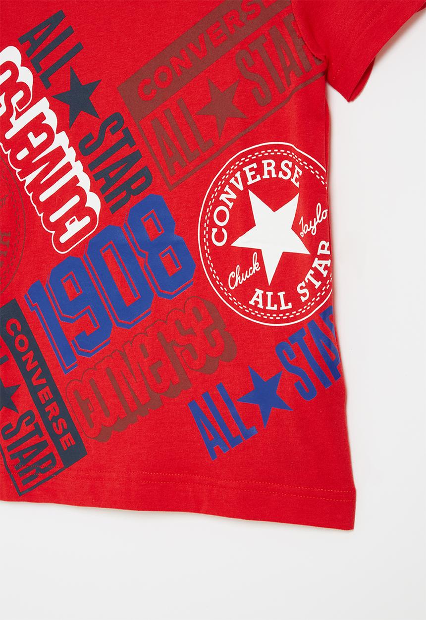 Converse - Cnvb slanted logos - university red