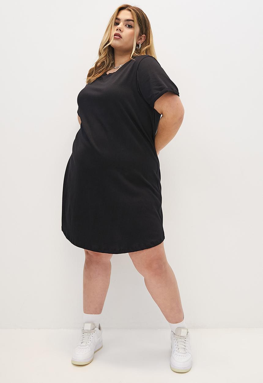 Blake - Mini T-shirt dress - black