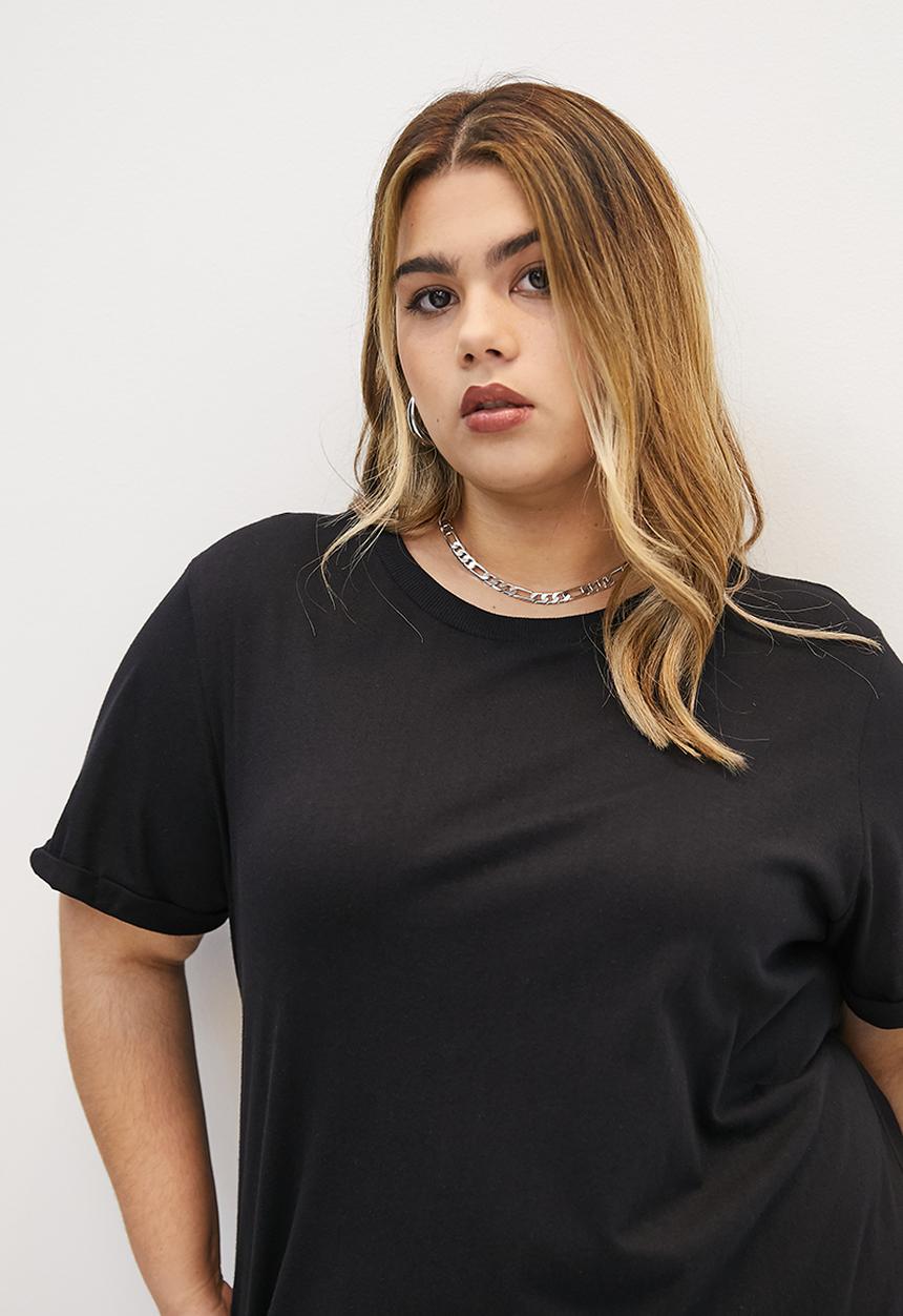 Blake - Mini T-shirt dress - black