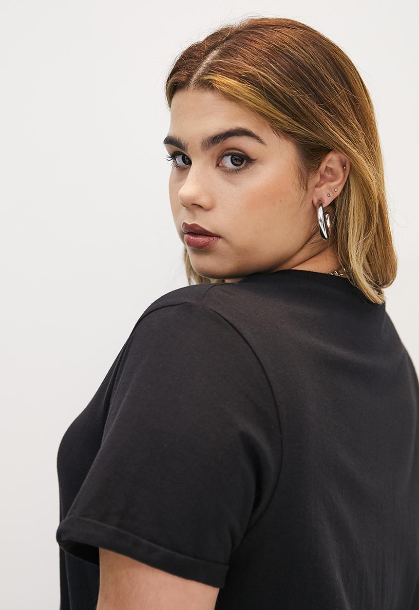 Blake - Mini T-shirt dress - black