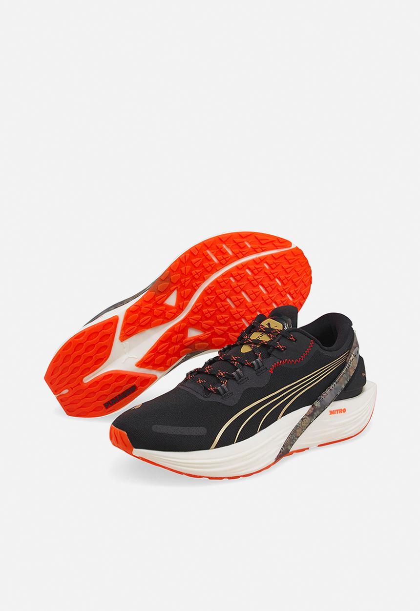 PUMA - Run xx frida 1 nitro wns - black/firelight/team gold