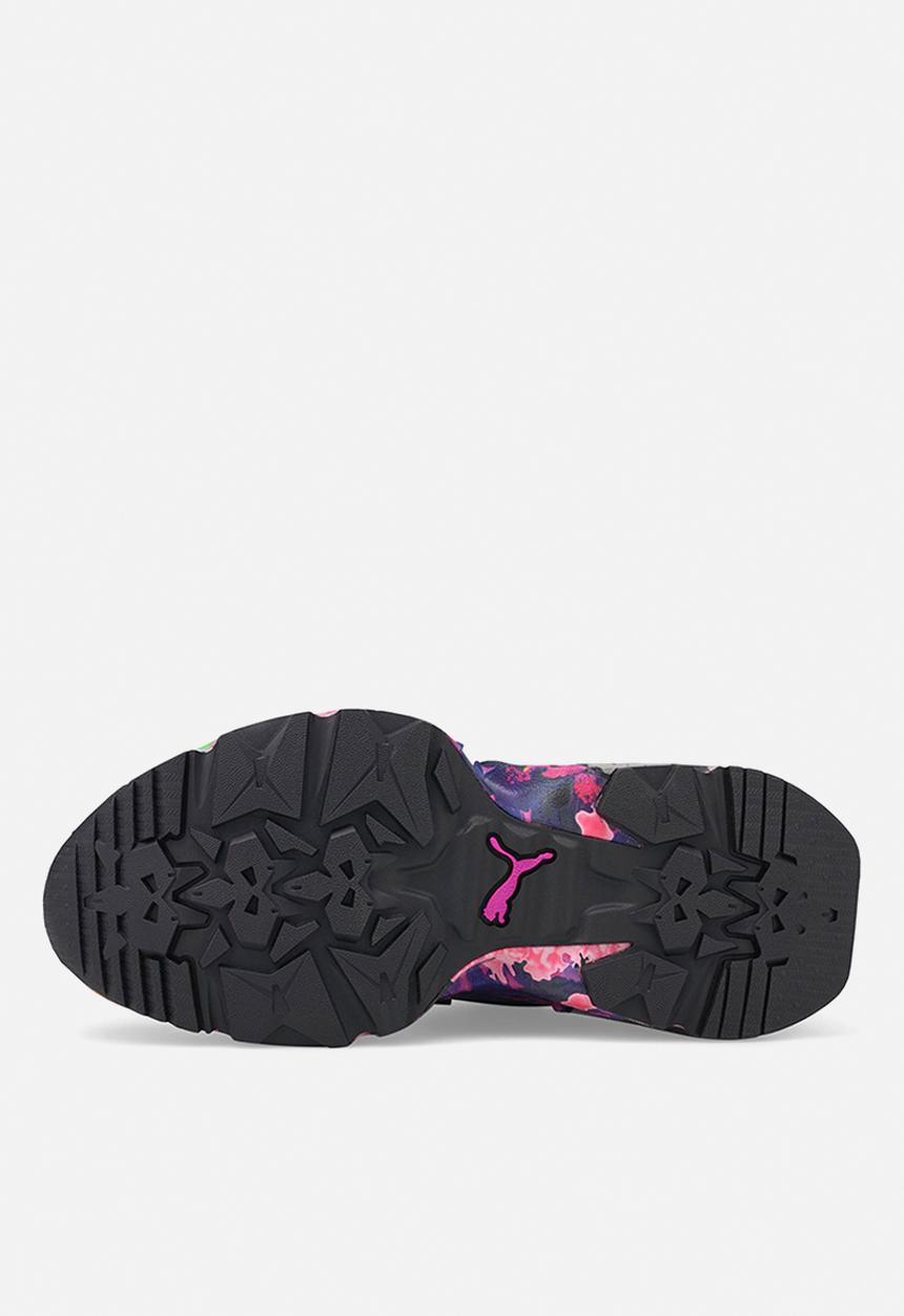 PUMA - Orkid intense floral wns - black/deep orchid