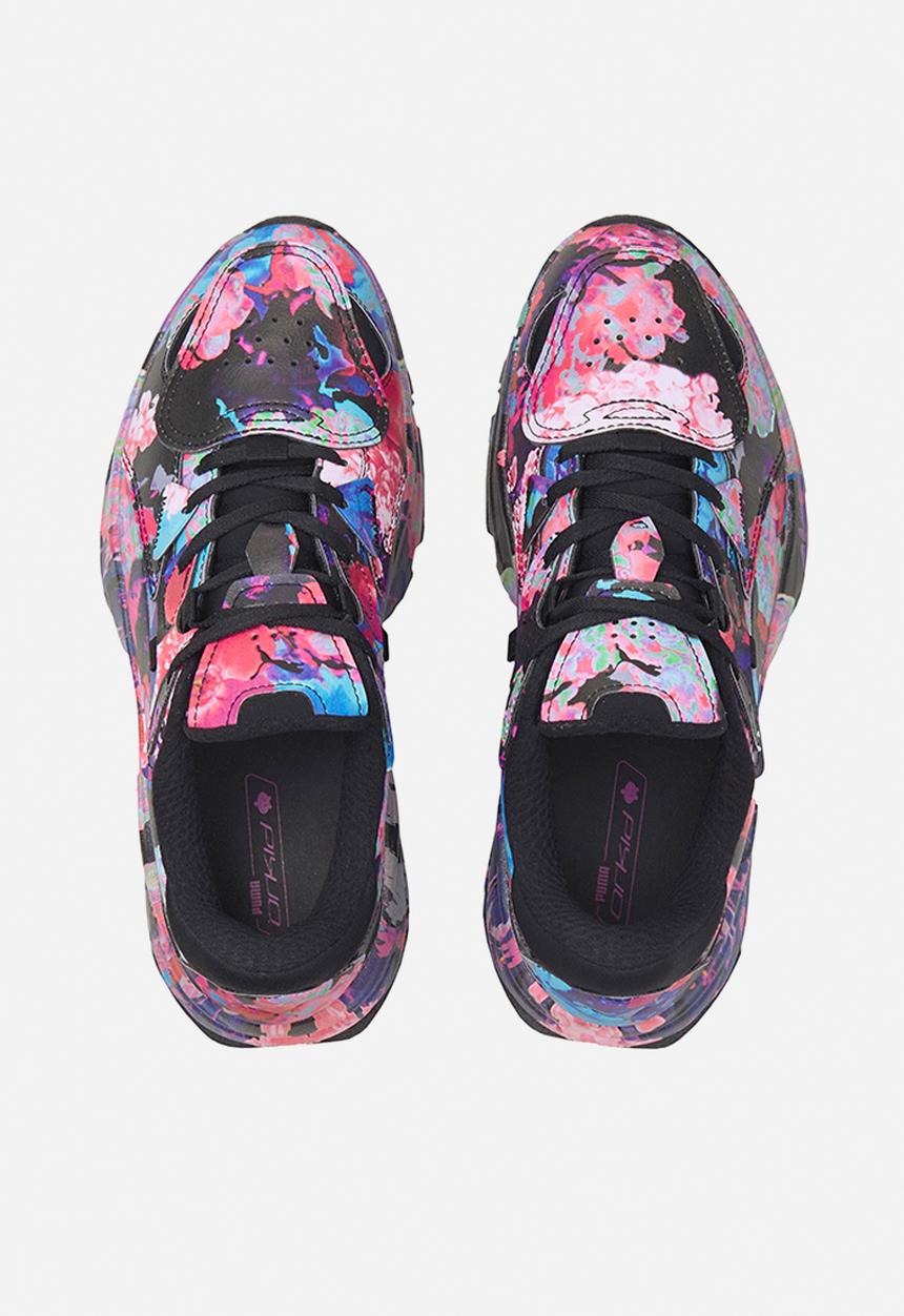 PUMA - Orkid intense floral wns - black/deep orchid