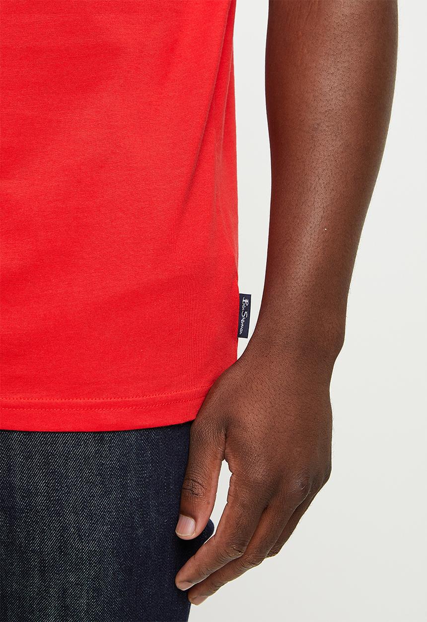 Ben Sherman - Retro sport - red
