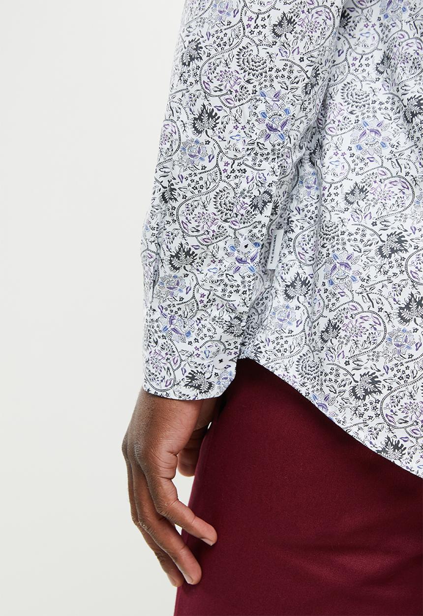 Ben Sherman - Stamp print shirt - marine