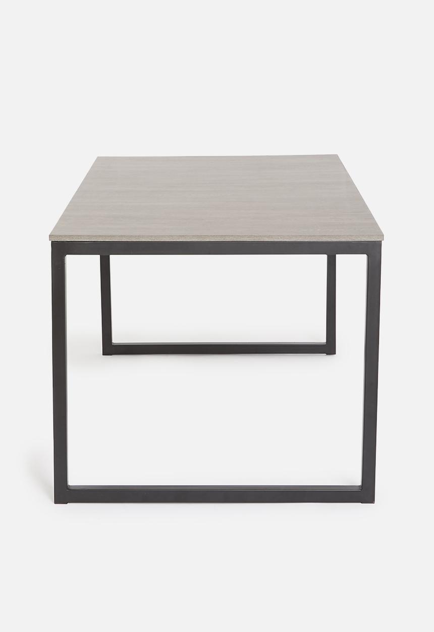 Sixth Floor - Floating top dining table - neutral & black 