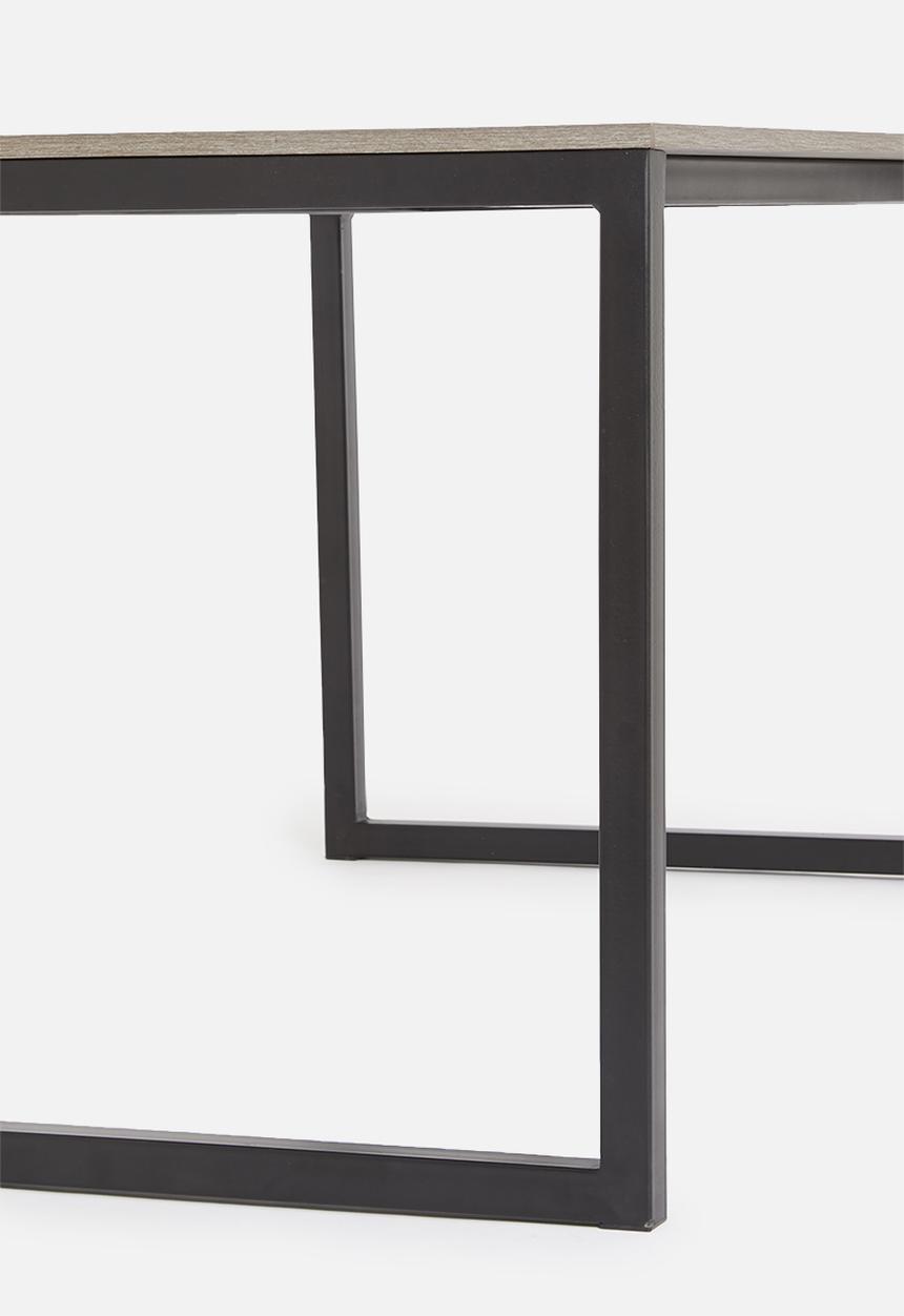 Sixth Floor - Floating top dining table - neutral & black 