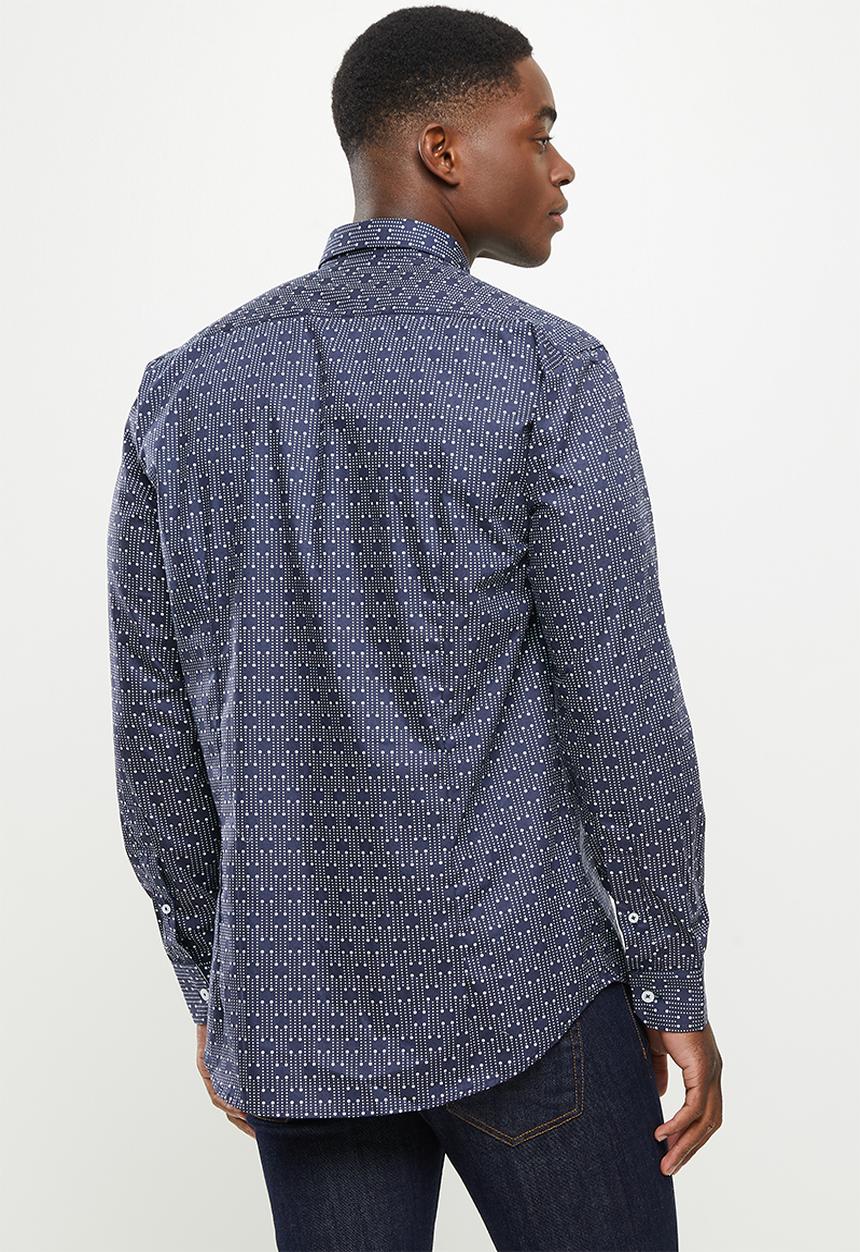 Ben Sherman - Spot print shirt - marine
