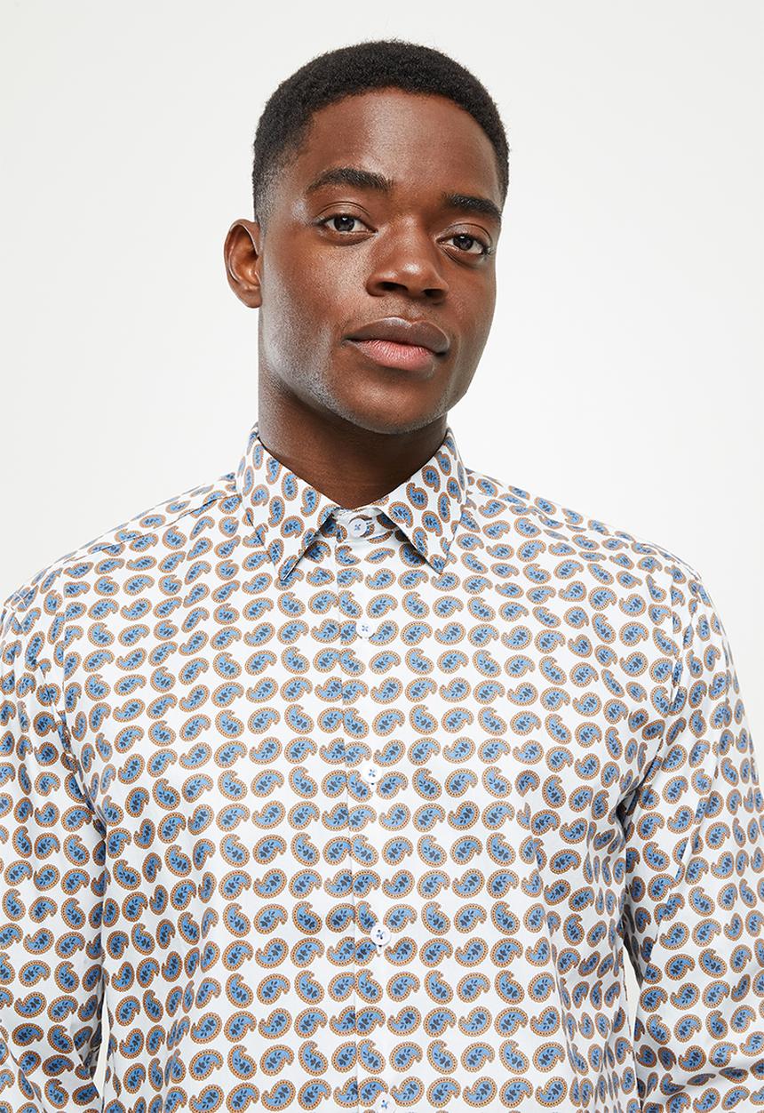 Ben Sherman - Mini paisley shirt - ivory