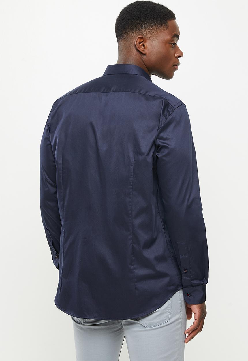 Ben Sherman - SLIM BEN SHIRT - NAVY