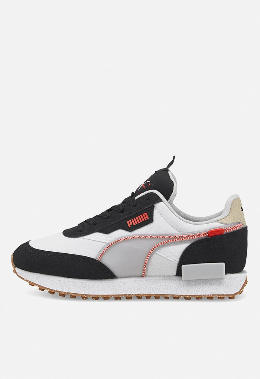 PUMA - Future rider jr - white/black