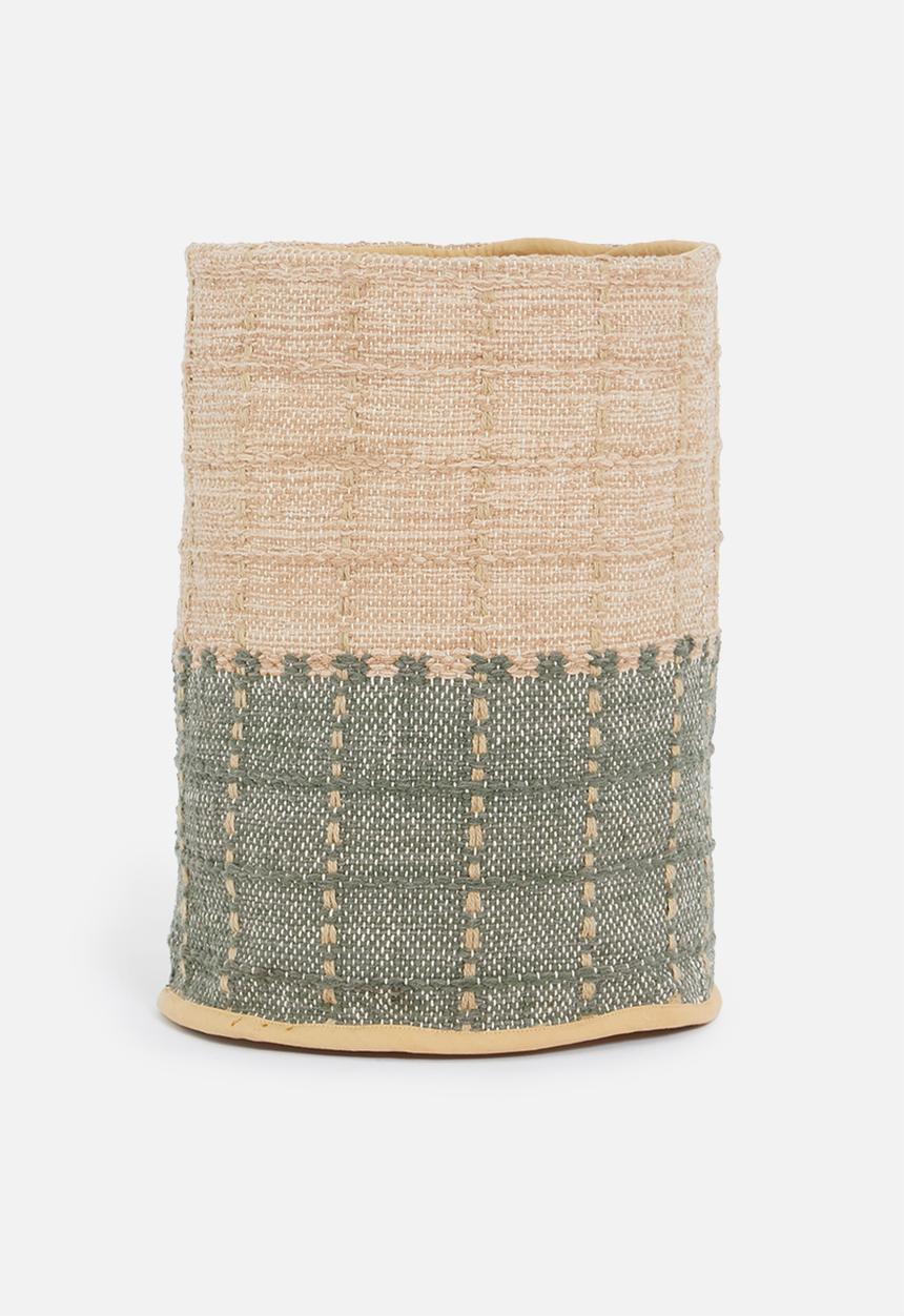 Sixth Floor - Kalo storage basket - green & natural