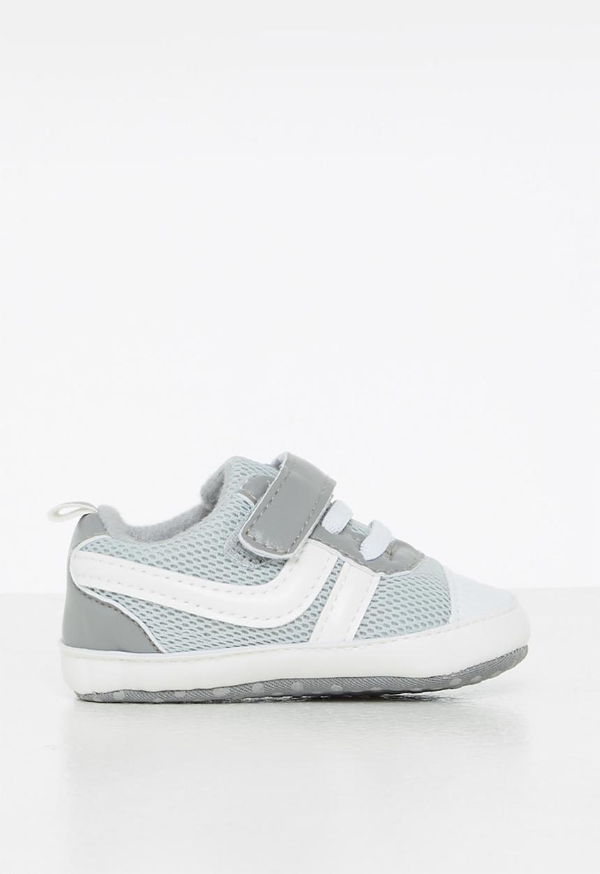 Pop Candy - Baby mesh sneaker - grey & white
