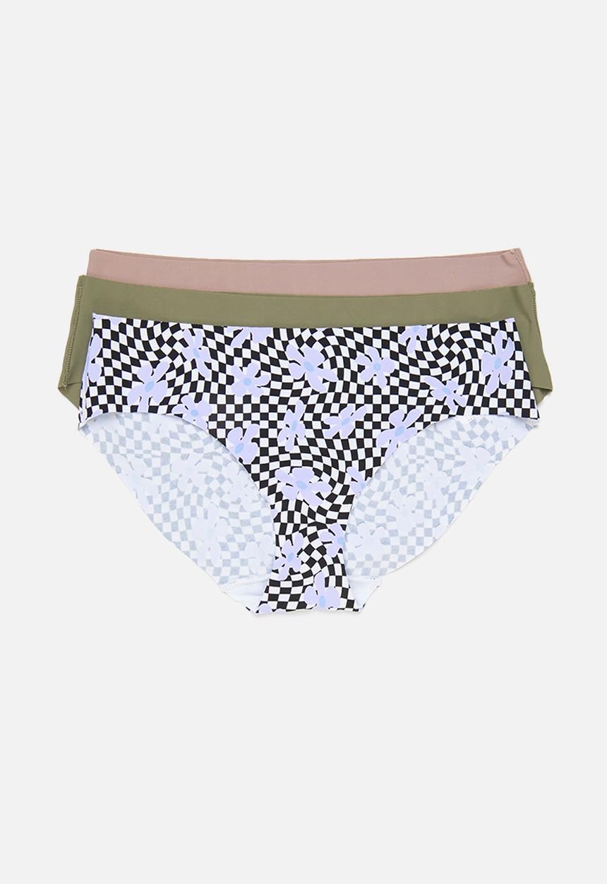 Cotton On - The invisible bikini brief 3 pack - multi 