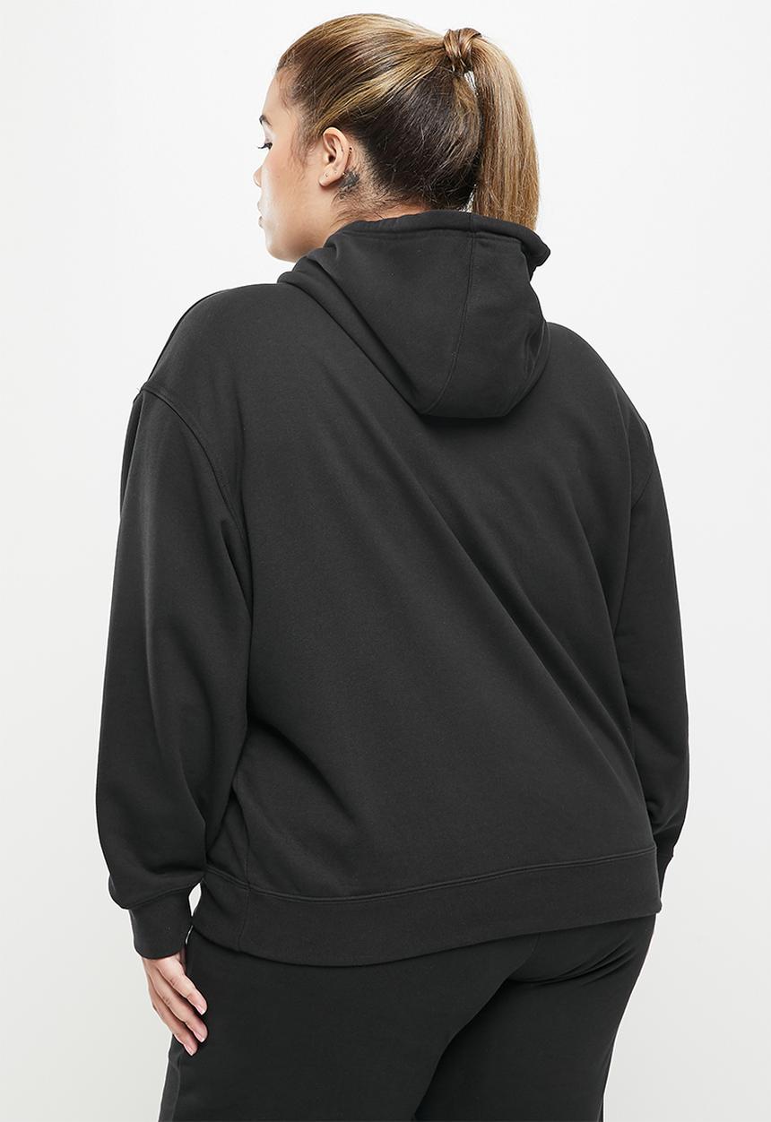 adidas Originals - Plus hooded sweat - black