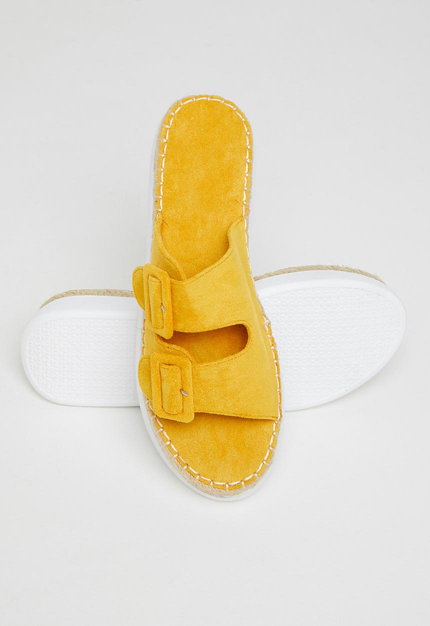 dailyfriday - Thea mule slide - yellow