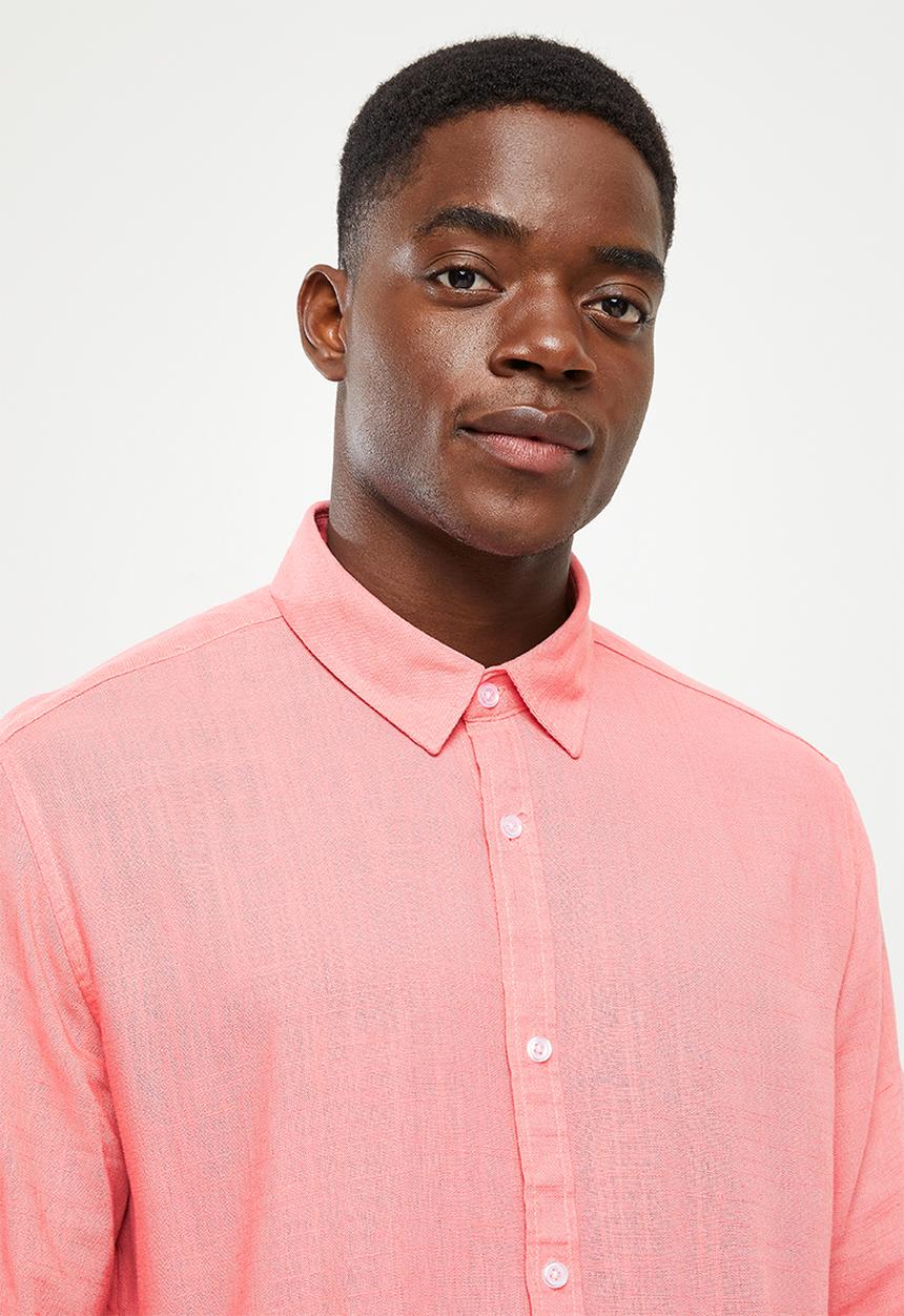 Brave Soul - Dumfriesb shirt - coral