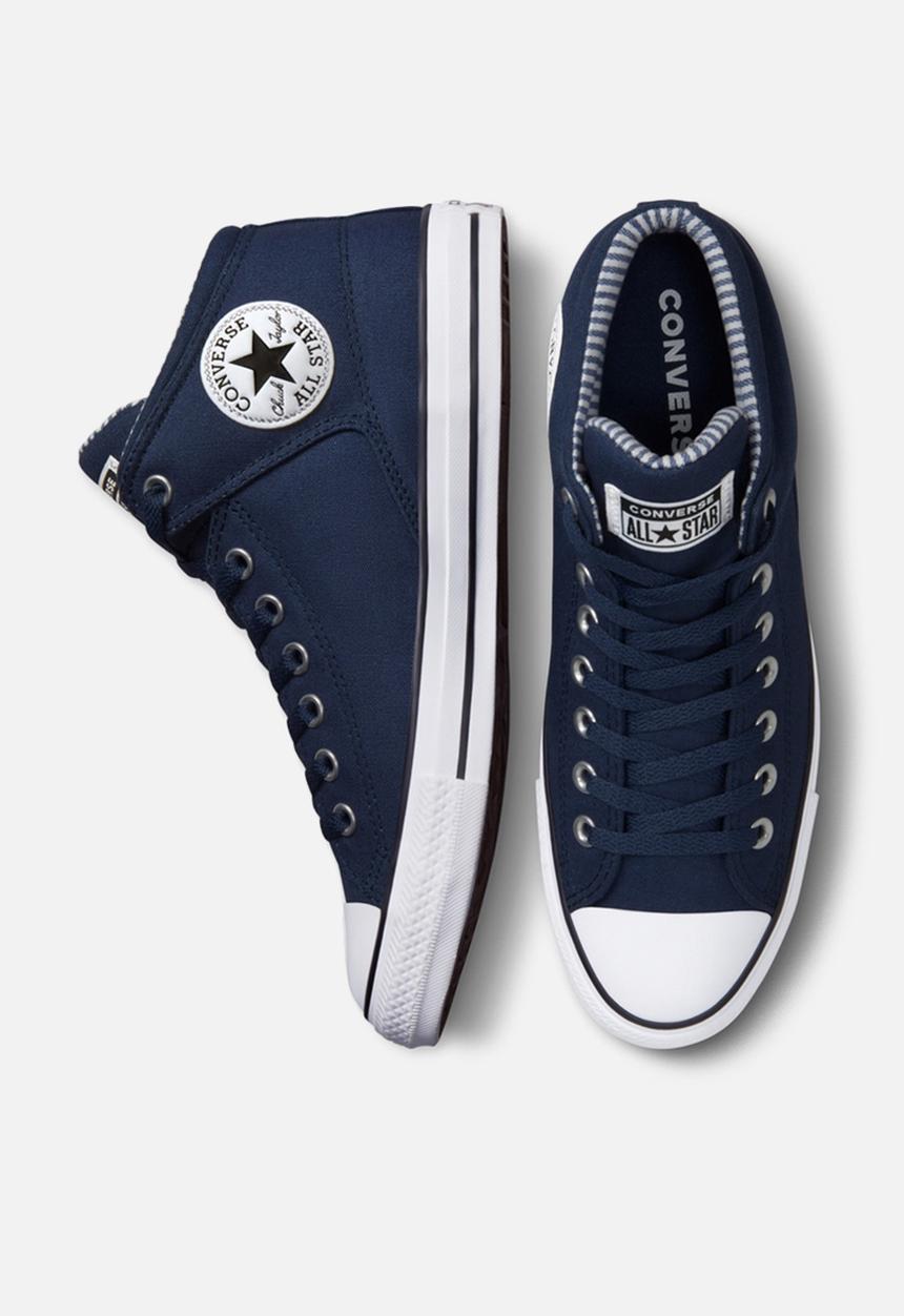 Converse - Chuck Taylor high street hickory stripe - midnight navy/white/black