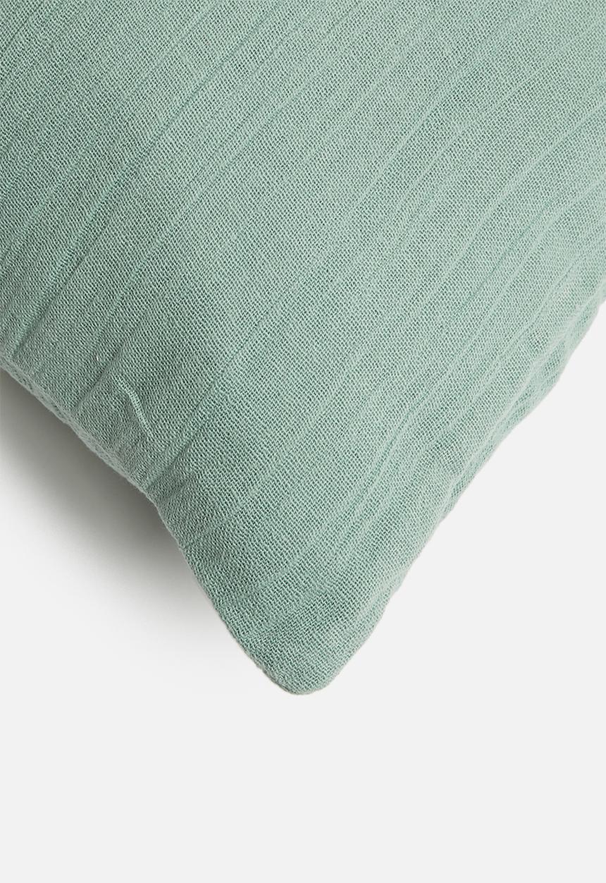 Sixth Floor - Joy muslin cushion cover - blue