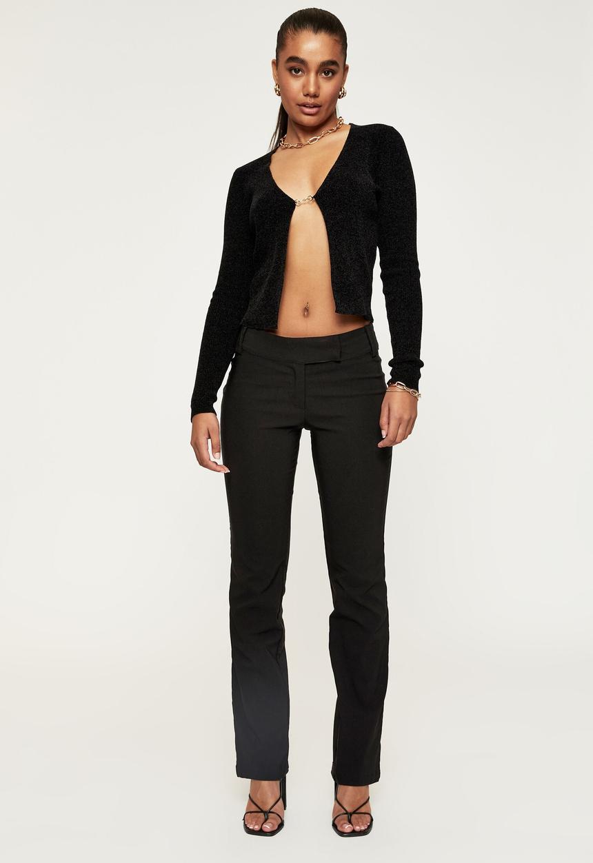 Supré  - Jacinta low rise straight pant - black